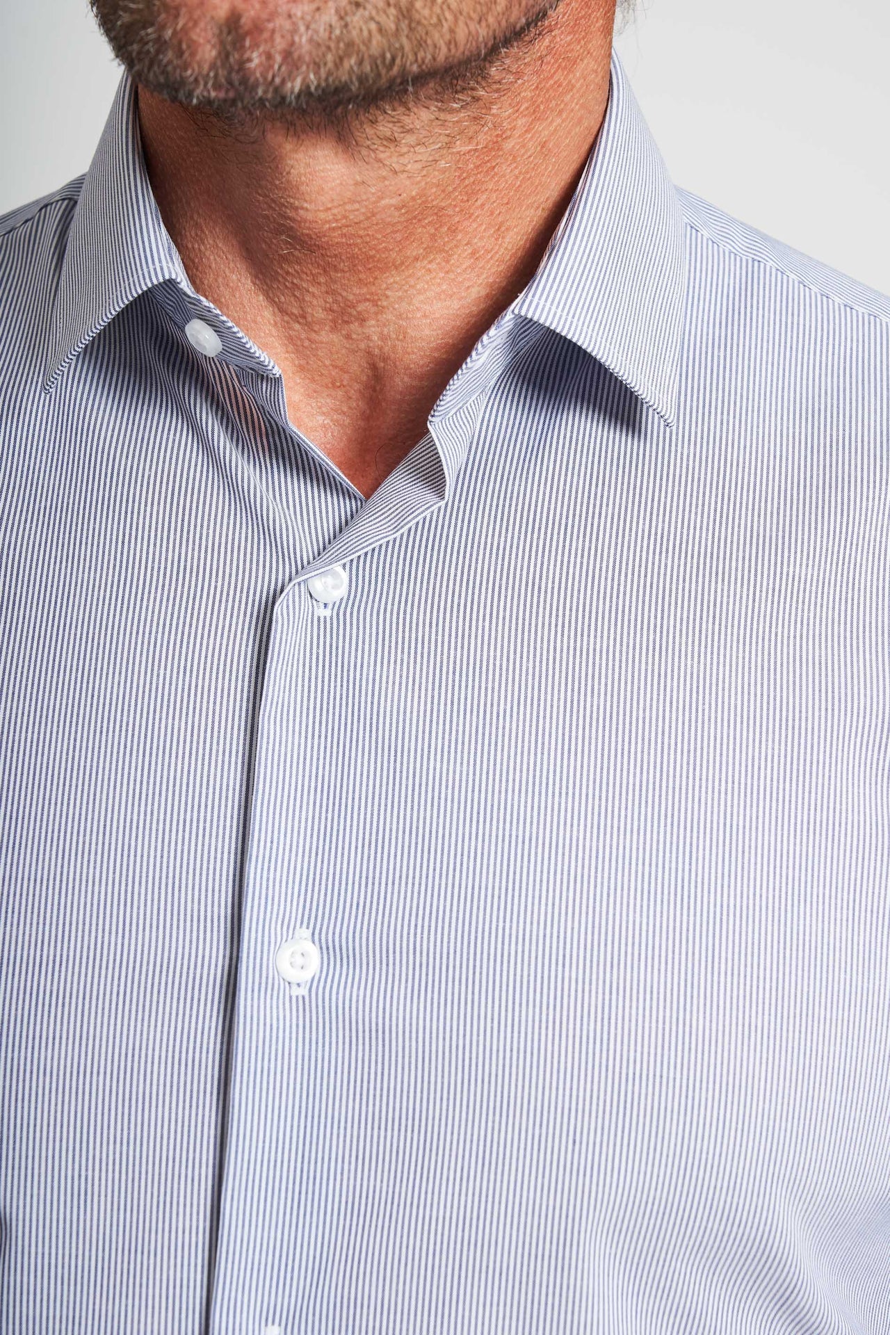 Strygefri Skjorte 'Andreas' - Navy Pin