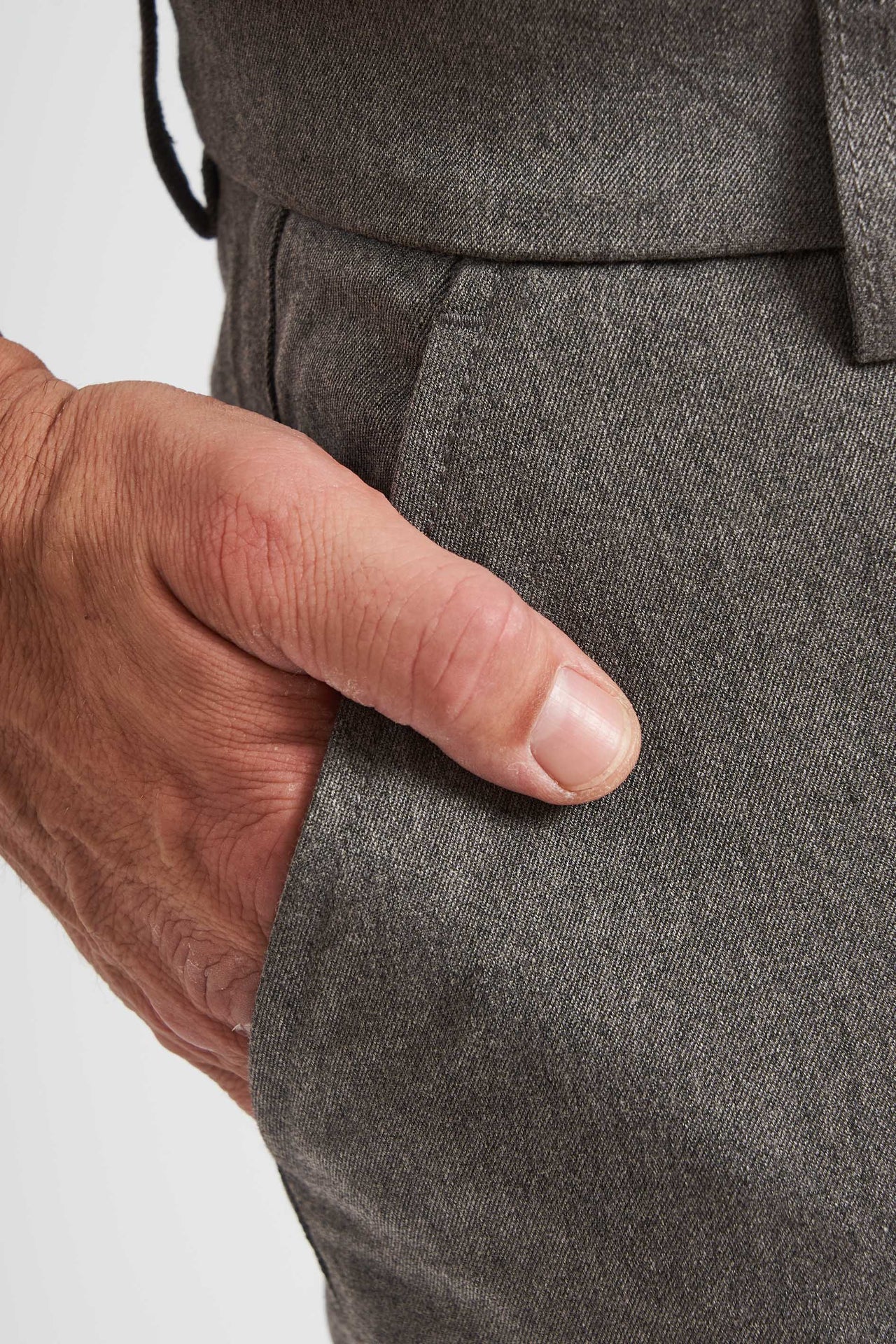 Performance Pants 'Saxo' - Grey Melange