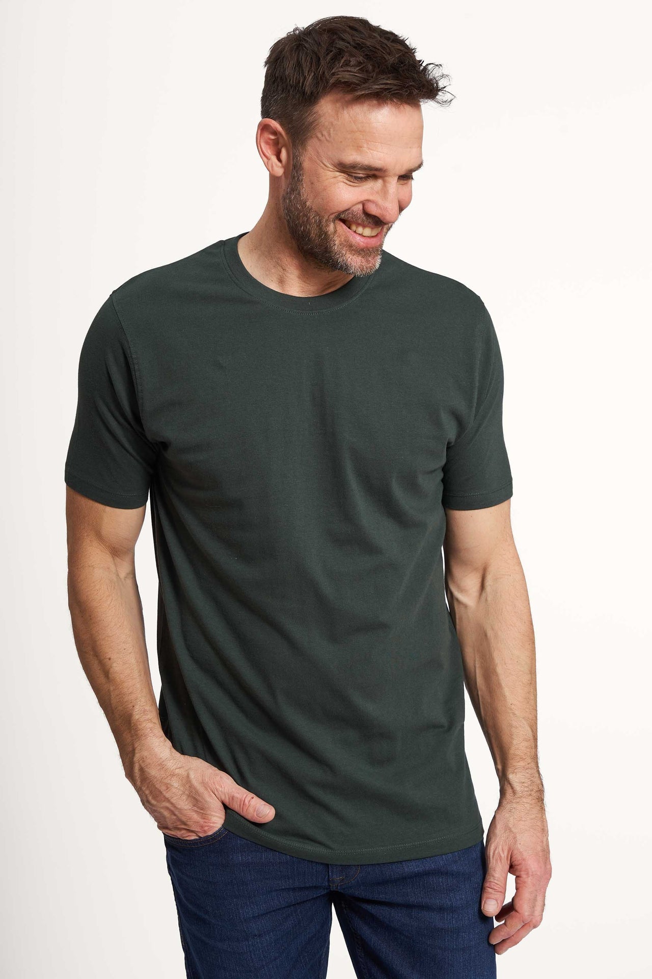 T-Shirt 'Borre' - Dark Spruce