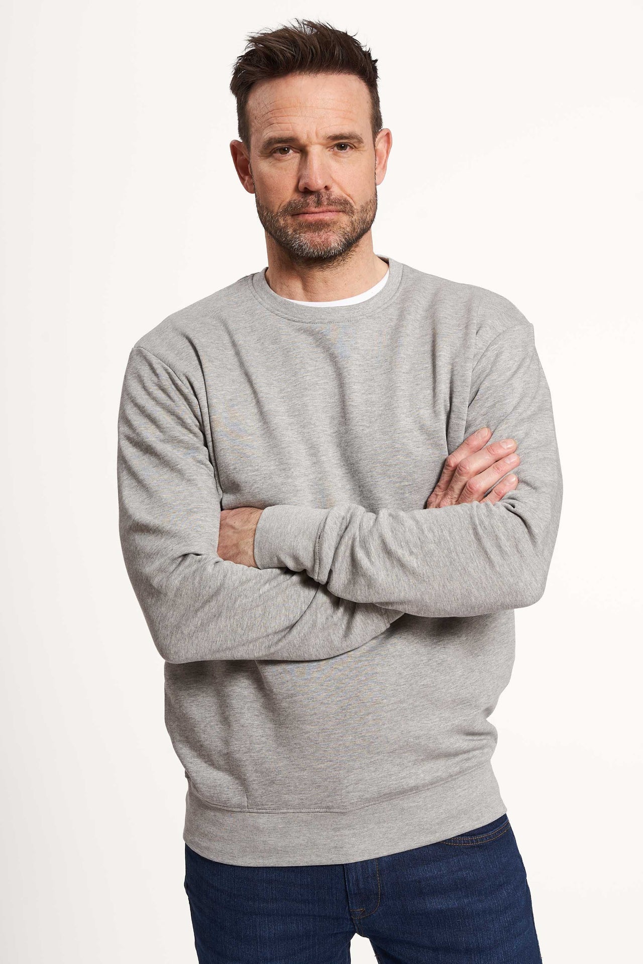 Sweatshirt 'Trige' - Grey Melange