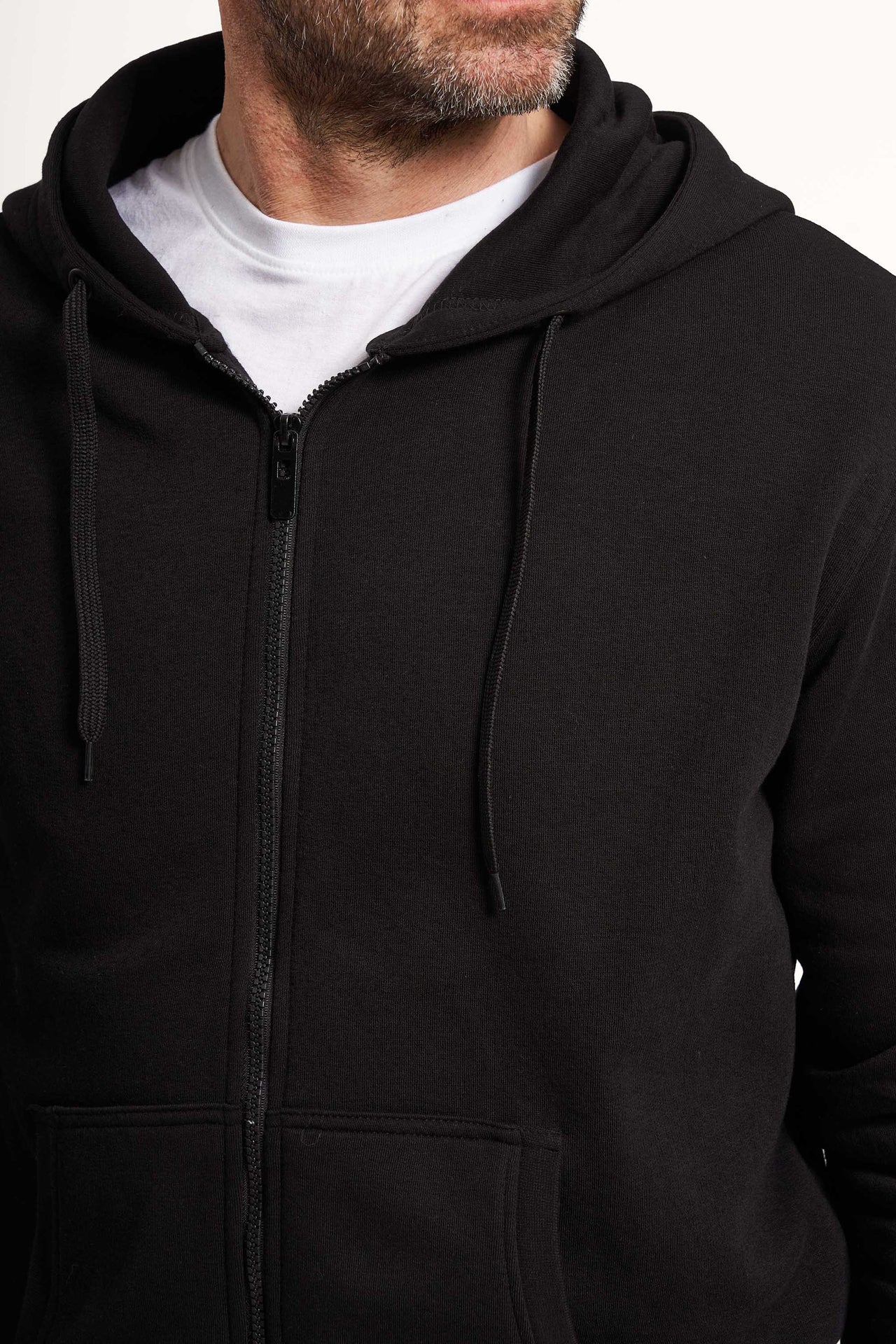 Sweat Cardigan 'Trige' - Black