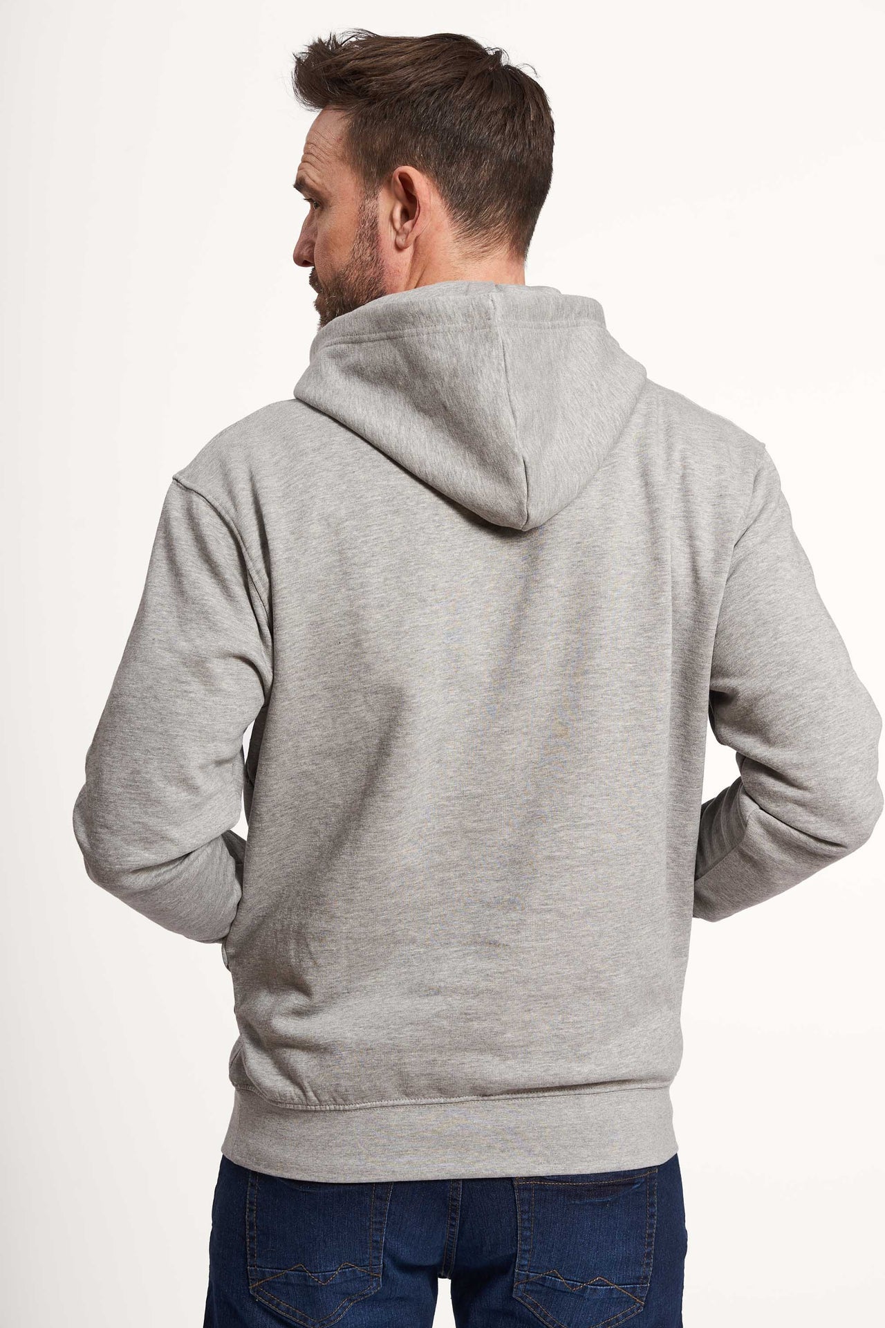 Sweat Hoodie 'Trige' - Grey Melange