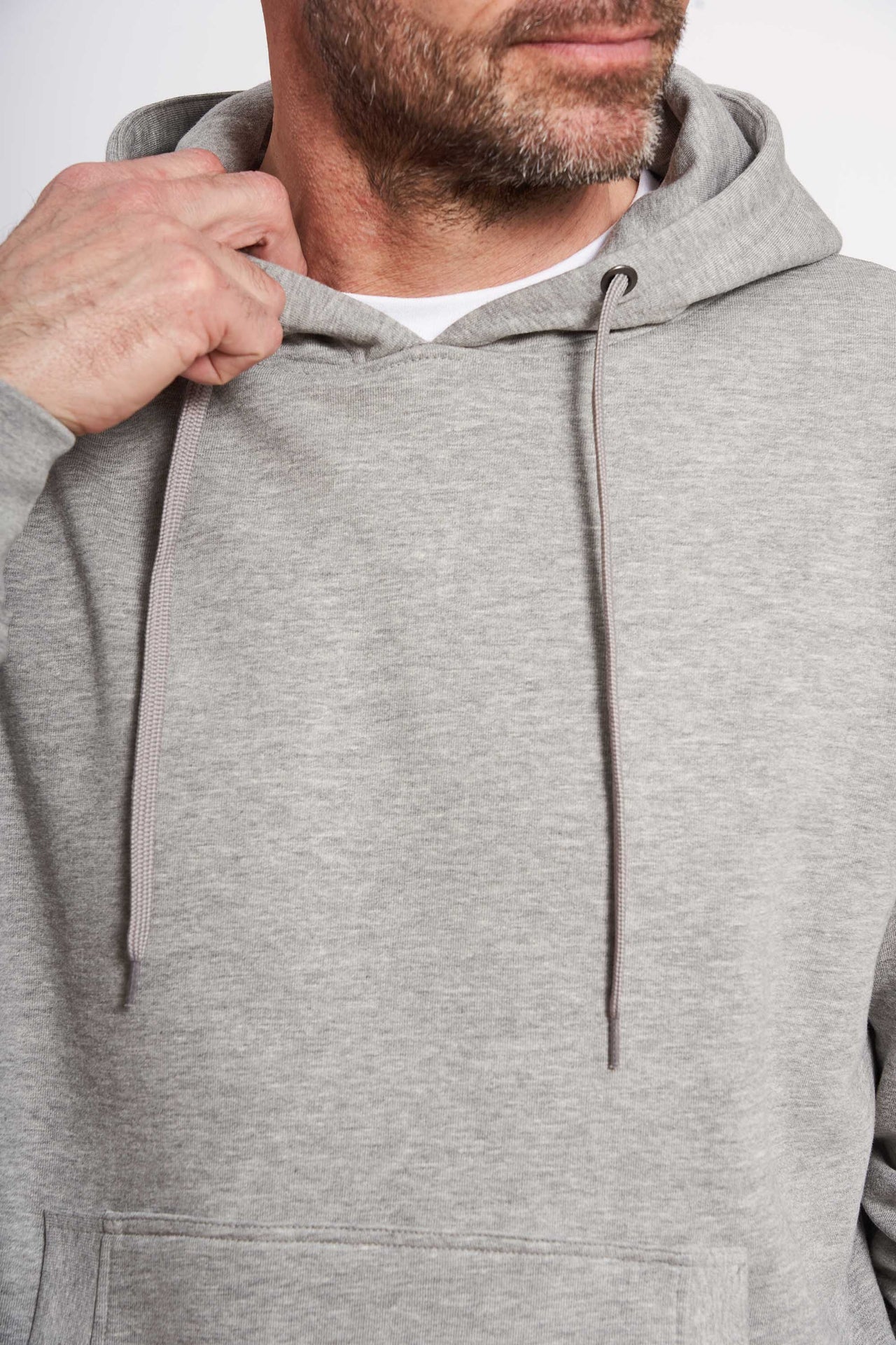 Sweat Hoodie 'Trige' - Grey Melange