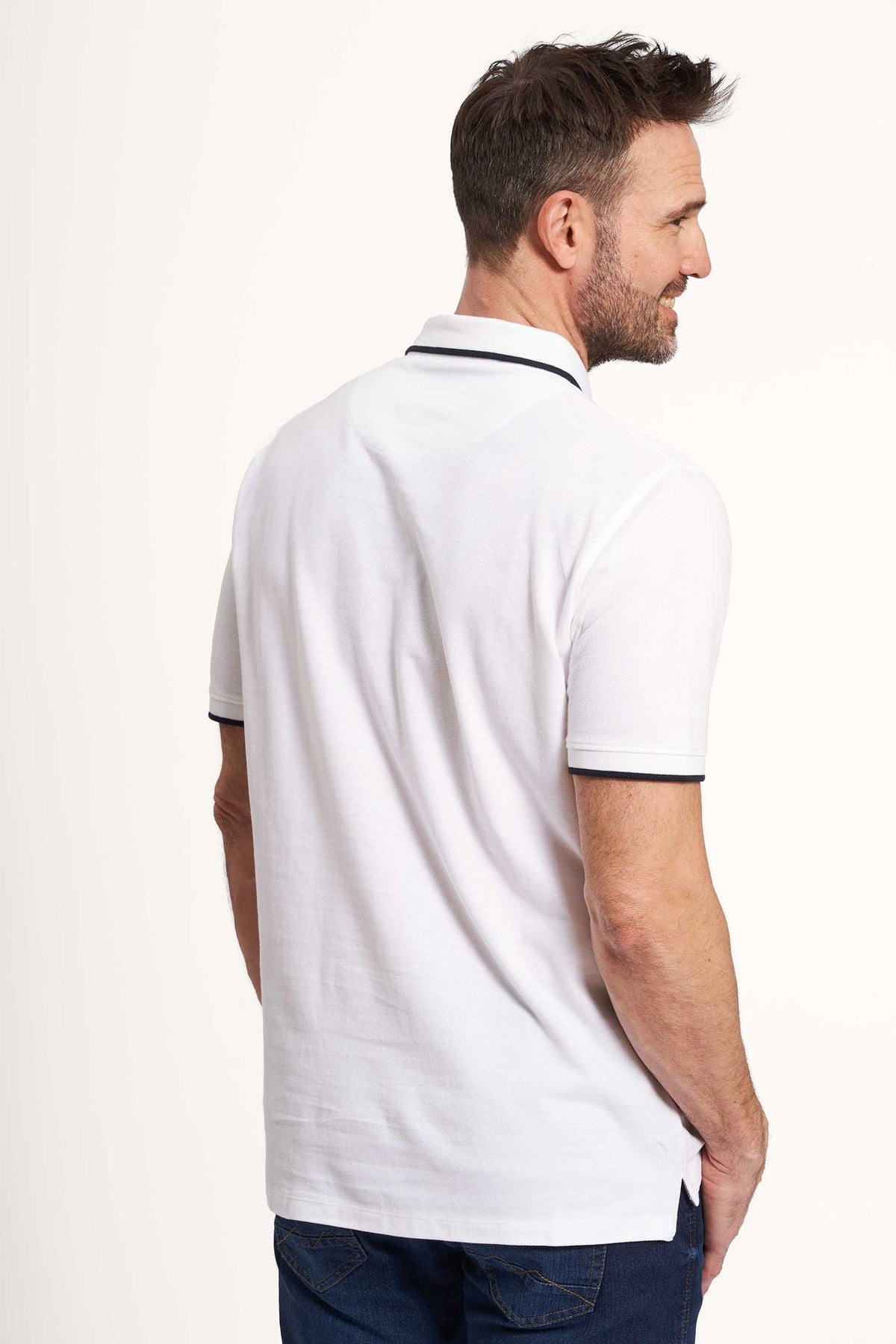 Polo T-Shirt 'Grenaa' - Optical White Two