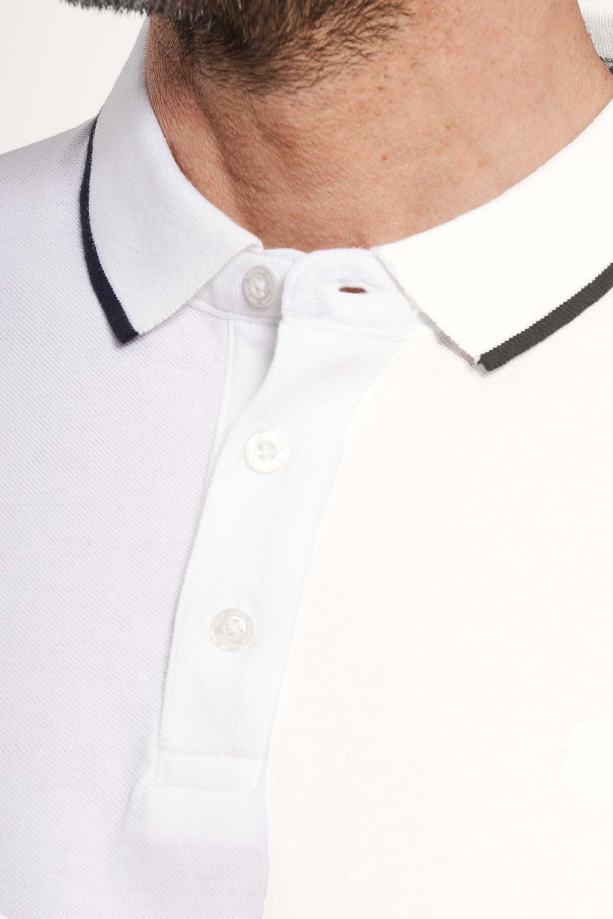 Polo T-Shirt 'Grenaa' - Optical White Two