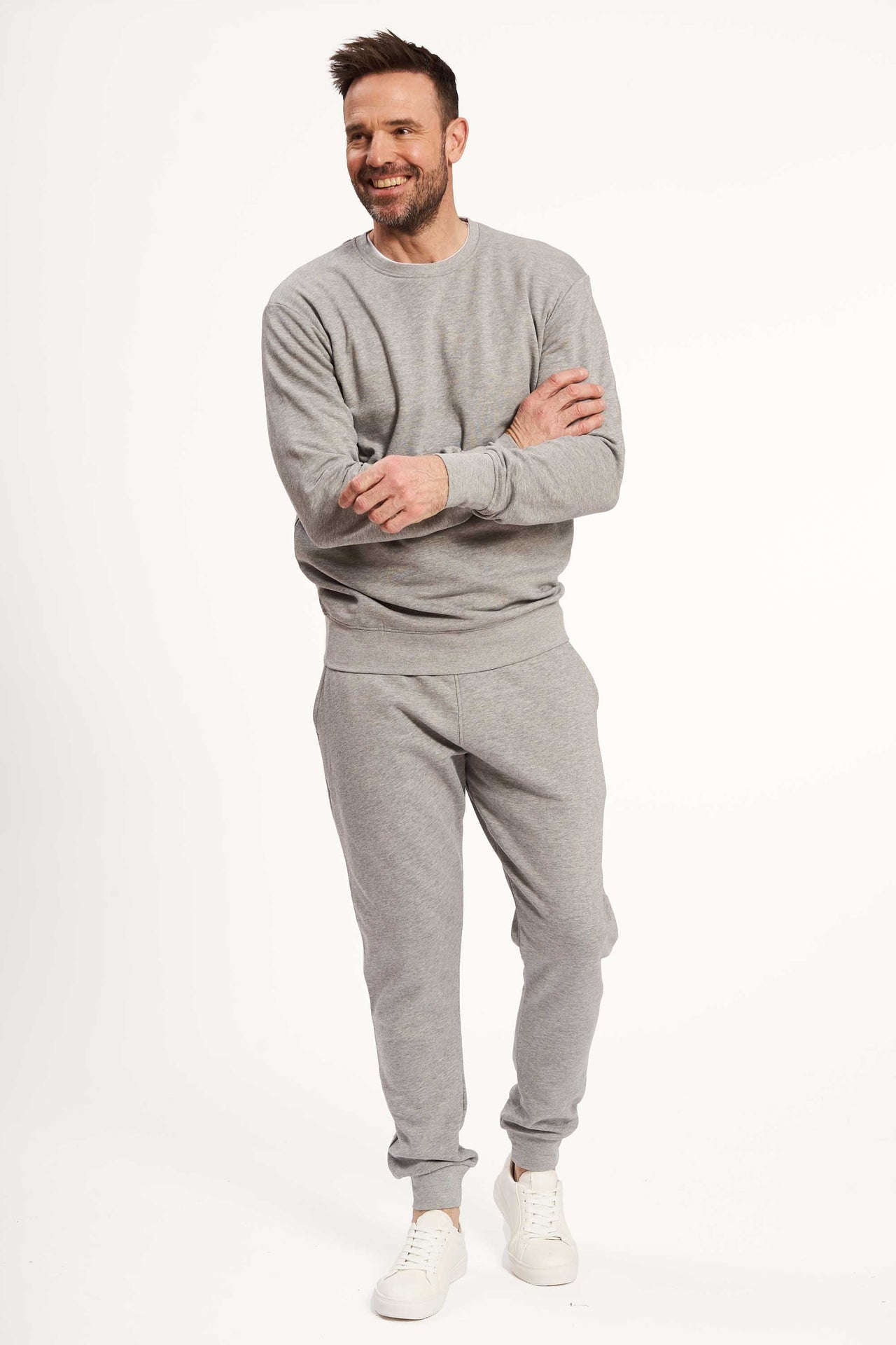 Sweatshirt 'Trige' - Grey Melange