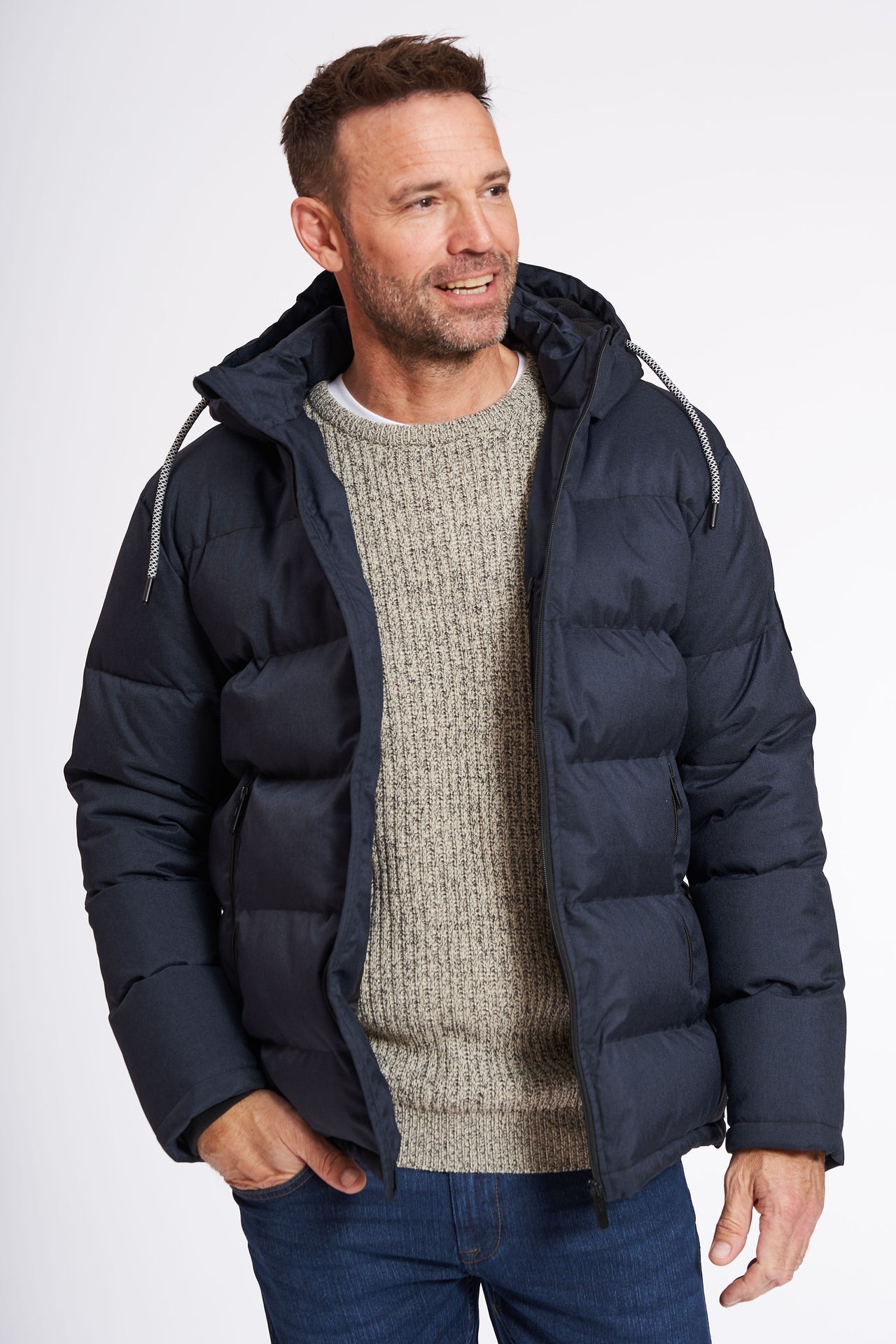 Jakke 'Aalestrup' - Dark Navy Mix