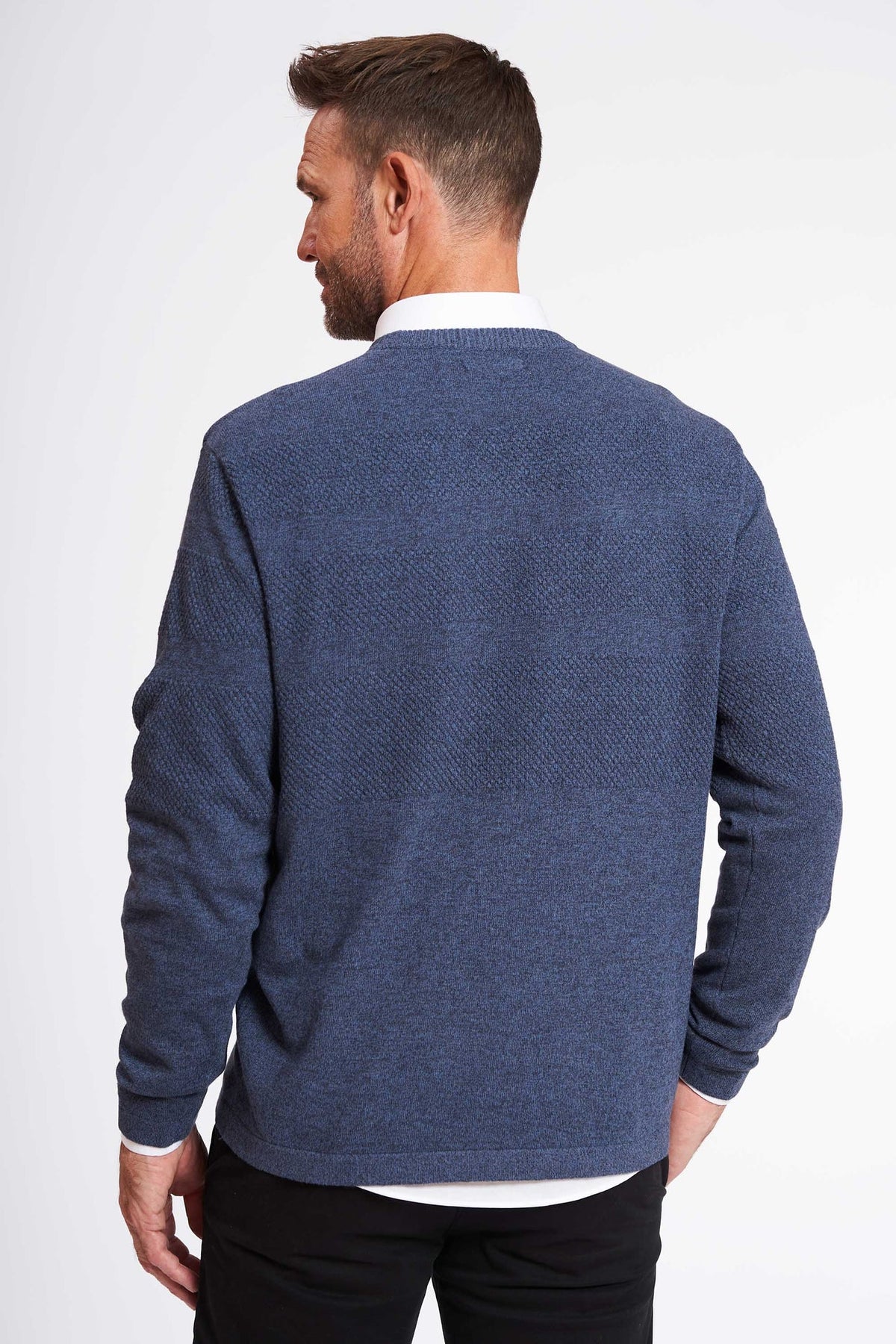 Sømand Strik 'Karise' - Blue Melange