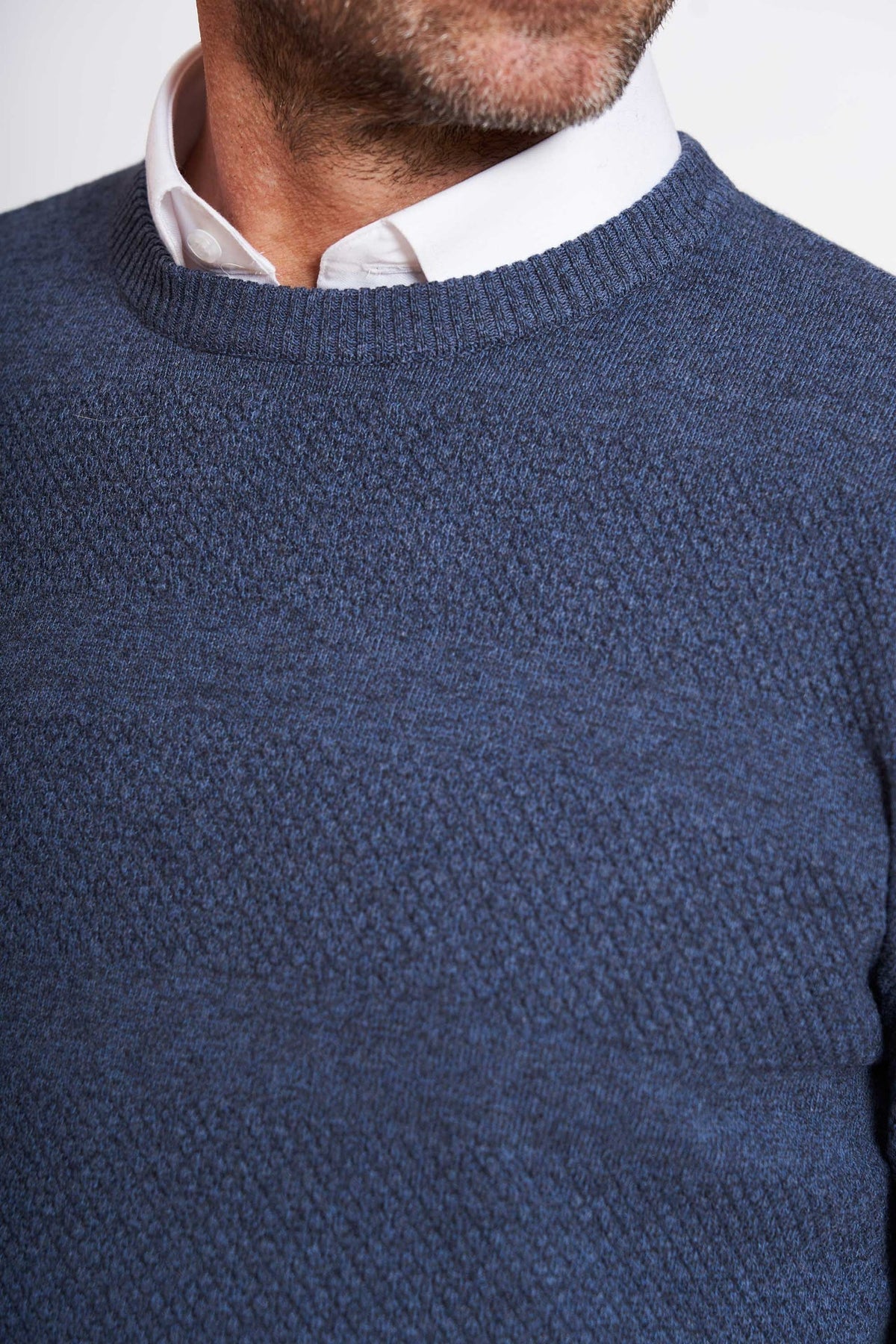 Sømand Strik 'Karise' - Blue Melange