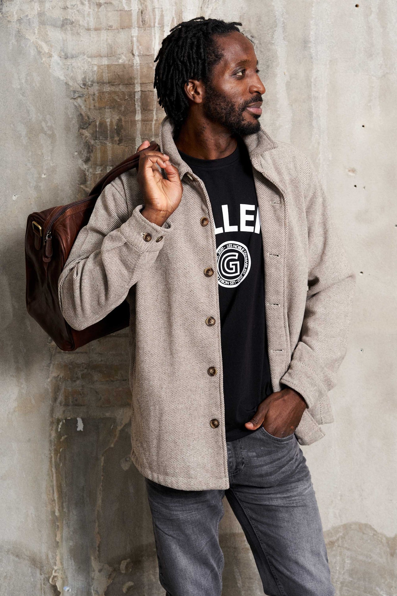 Overshirt 'InPier Lungo' - Otter