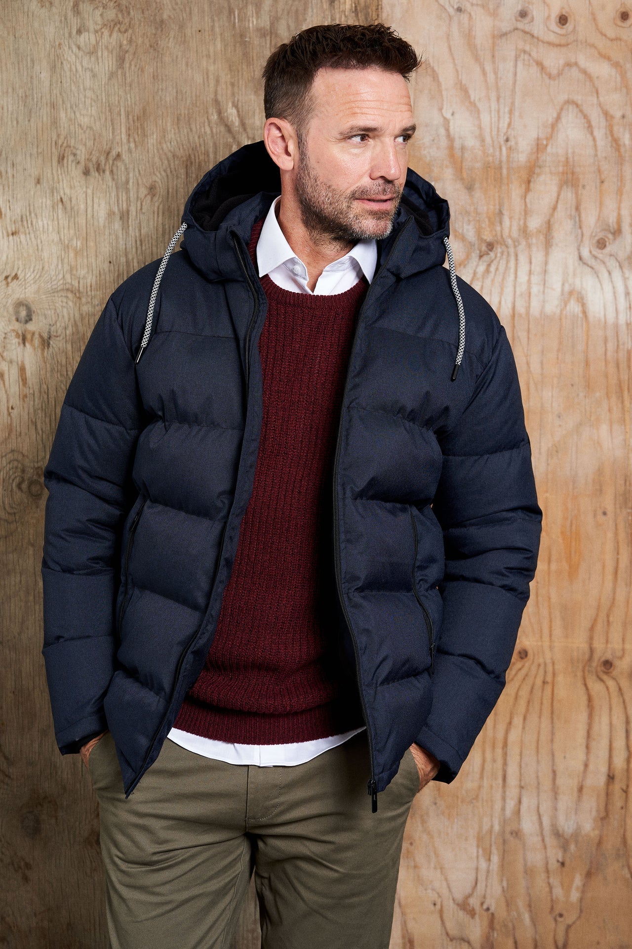 Jakke 'Aalestrup' - Dark Navy Mix