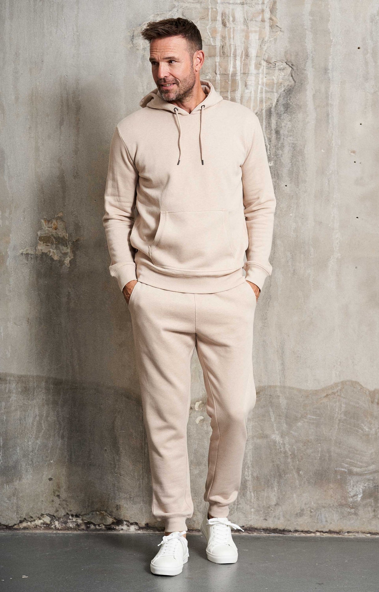 Sweat Hoodie 'Thy' - Sand Melange
