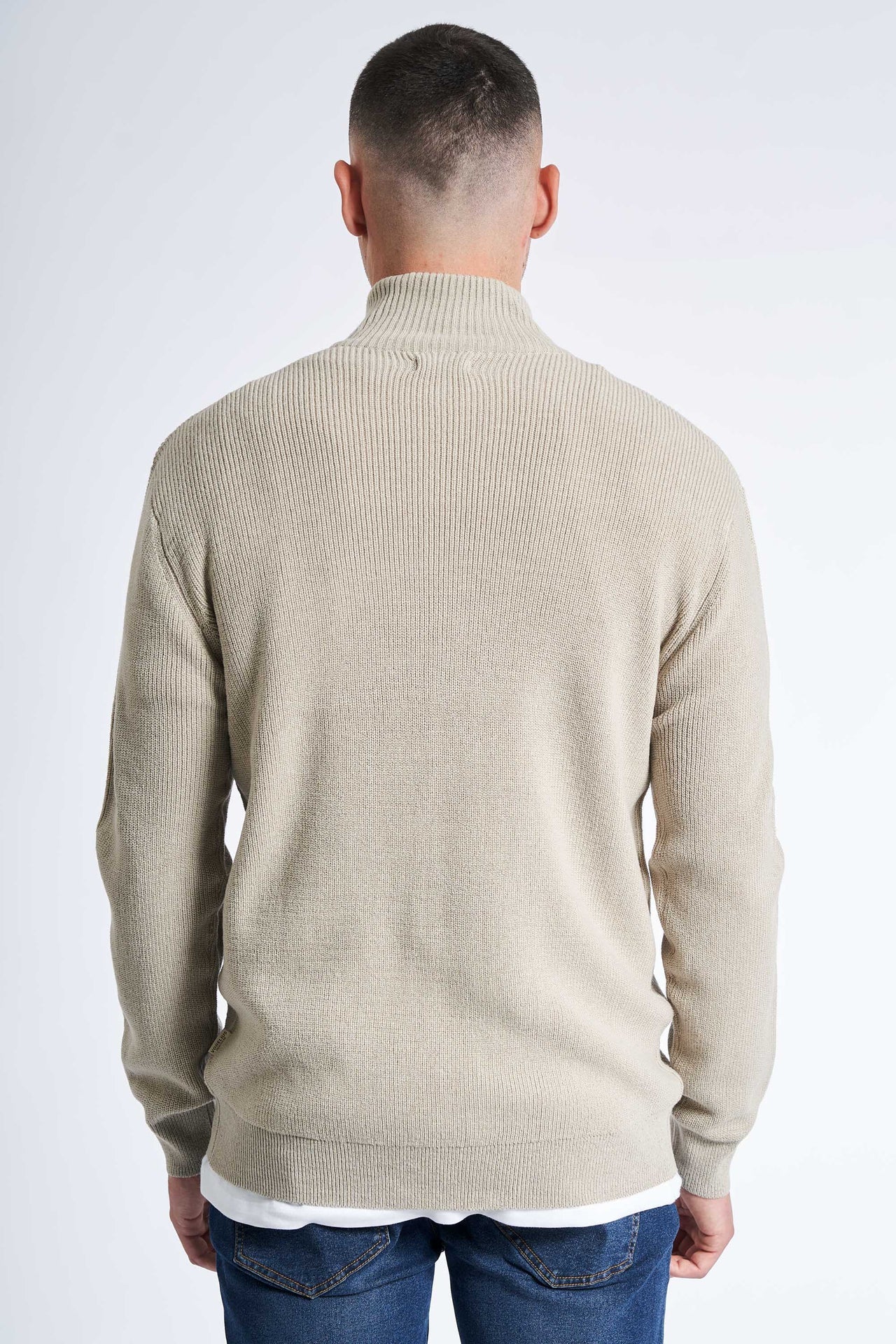 Cardigan Strik 'Hjallerup' - Sand Twist
