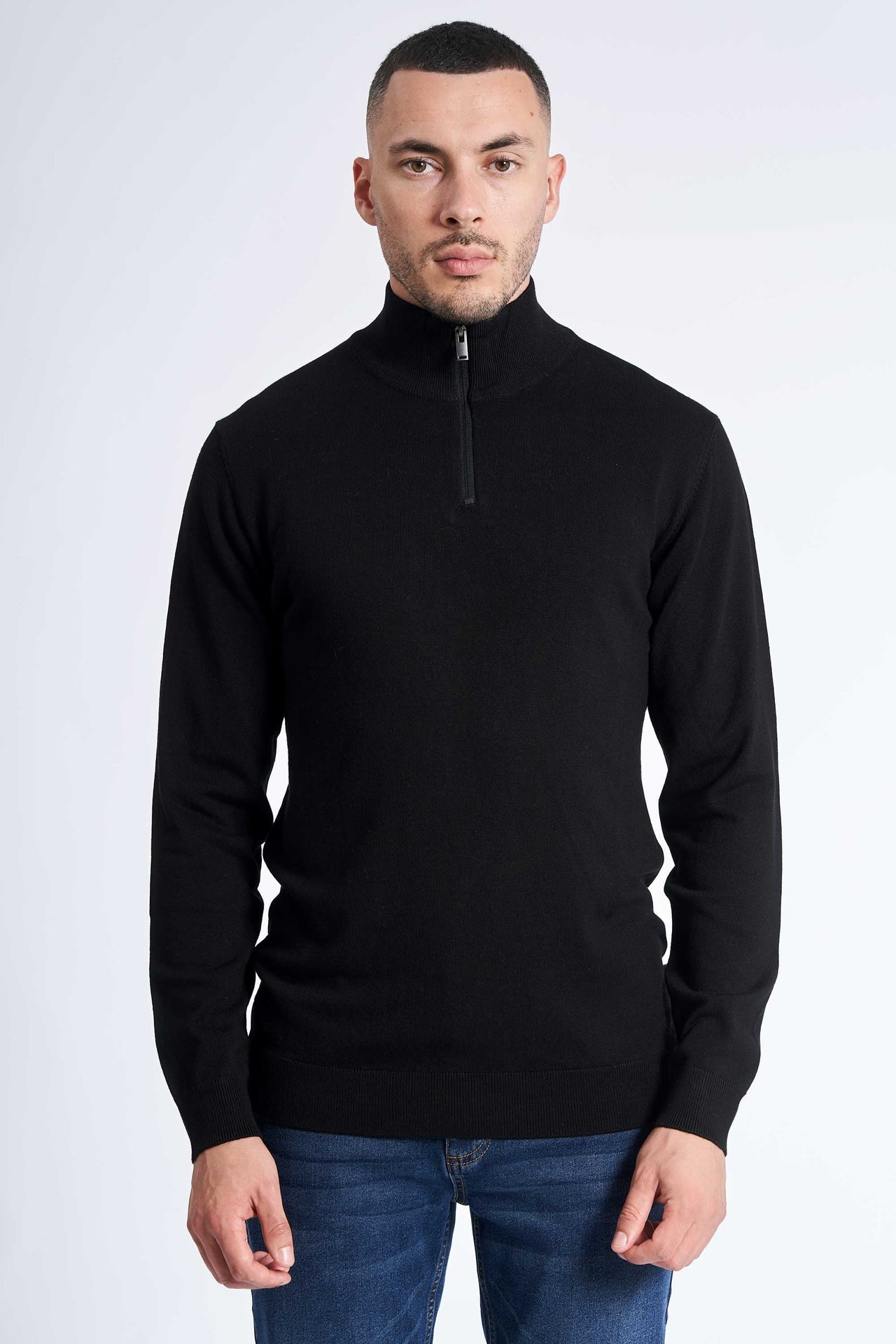 Half Zip Strik 'Toreby' - Black