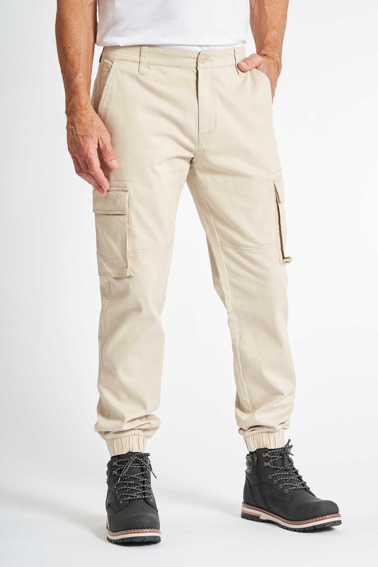 Cargo Pants 'Vestervig' - Light Cement