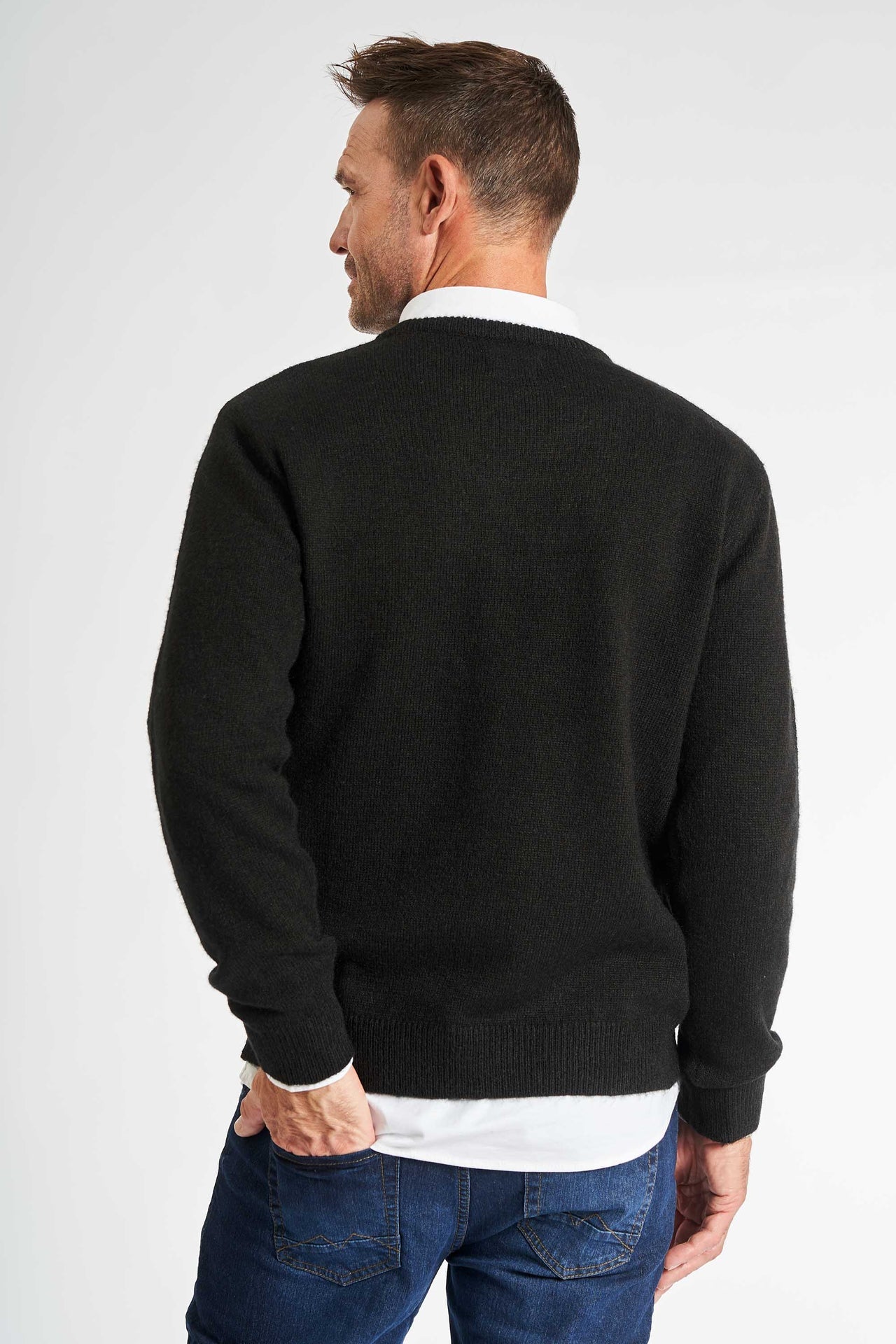 Strik m. Uld 'Langaa' - Black