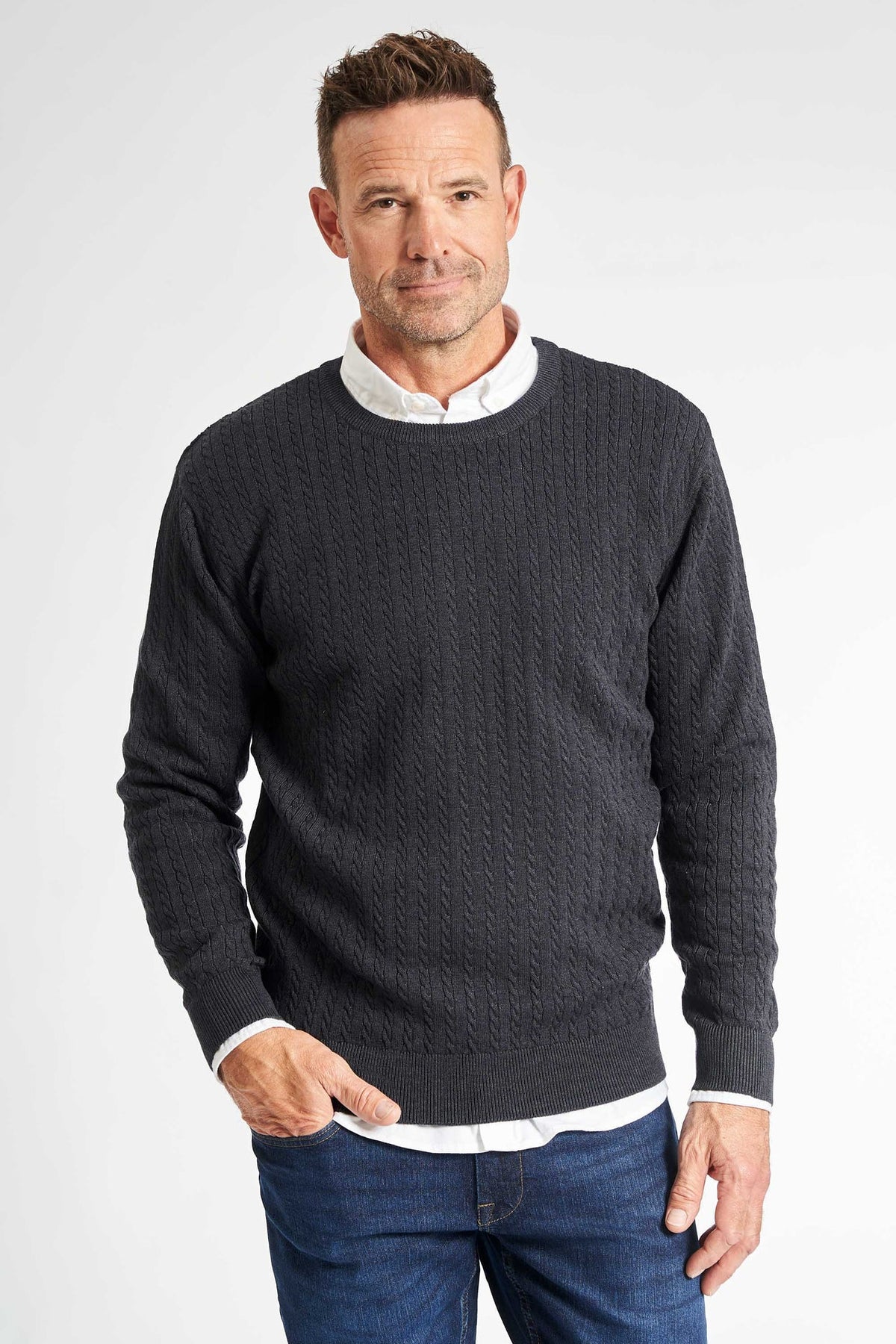 O'Neck Strik 'Torrig' - Navy Mel