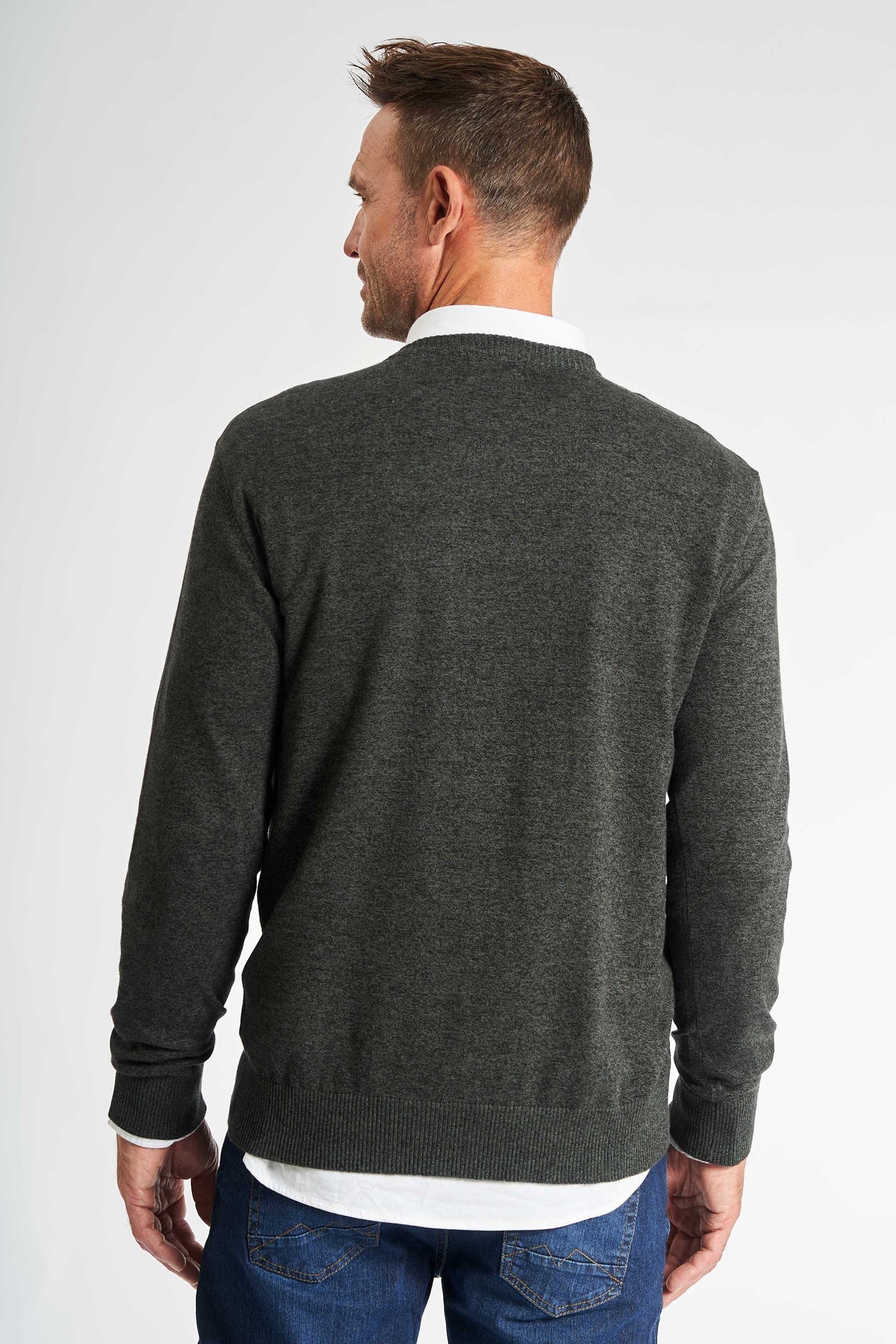 Half Zip Strik 'Kalle' - Army/Black Twist