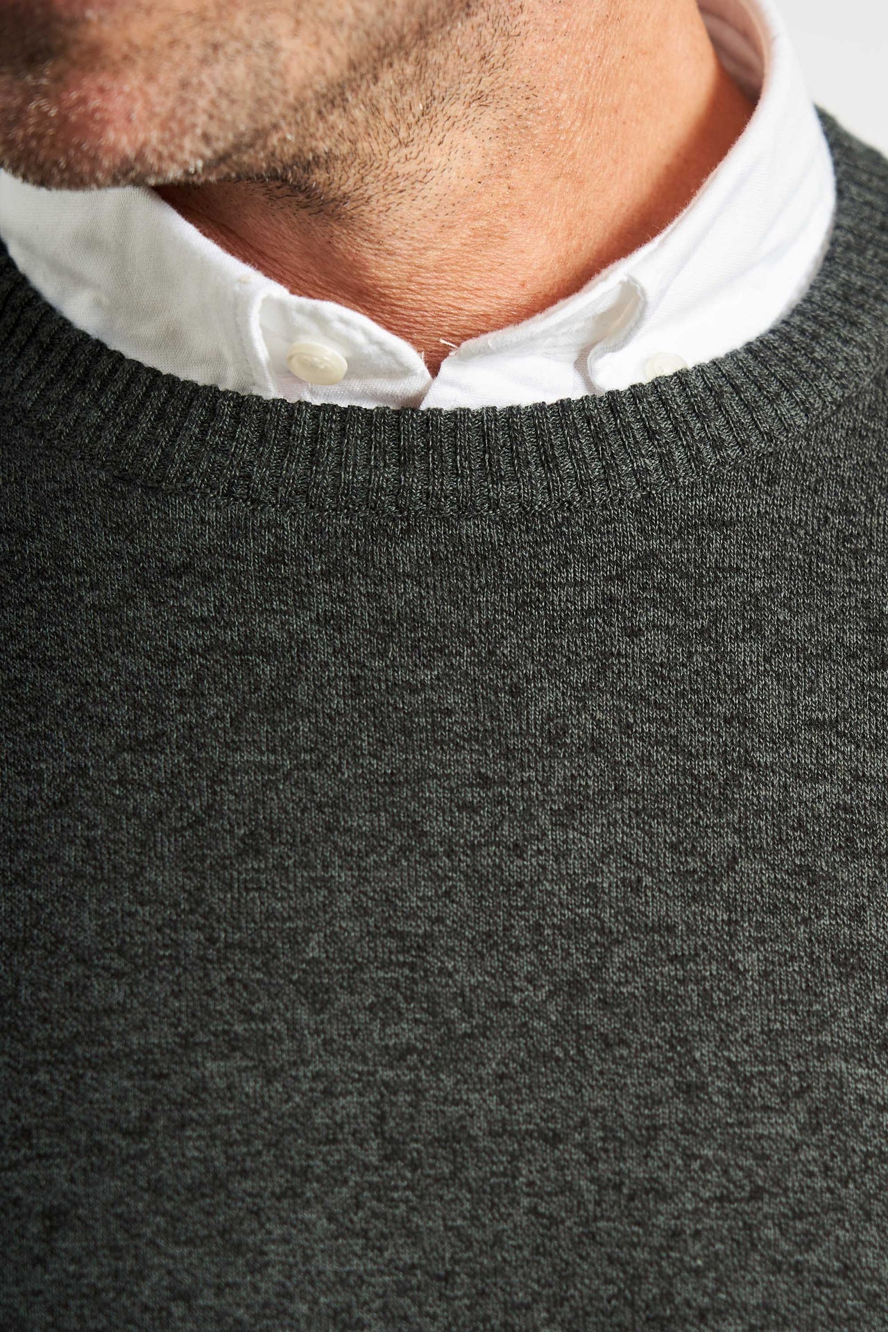 Half Zip Strik 'Kalle' - Army/Black Twist