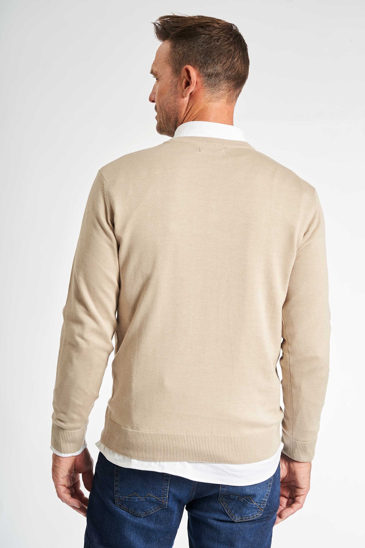 O'Neck Strik 'Haderslev' - Sand