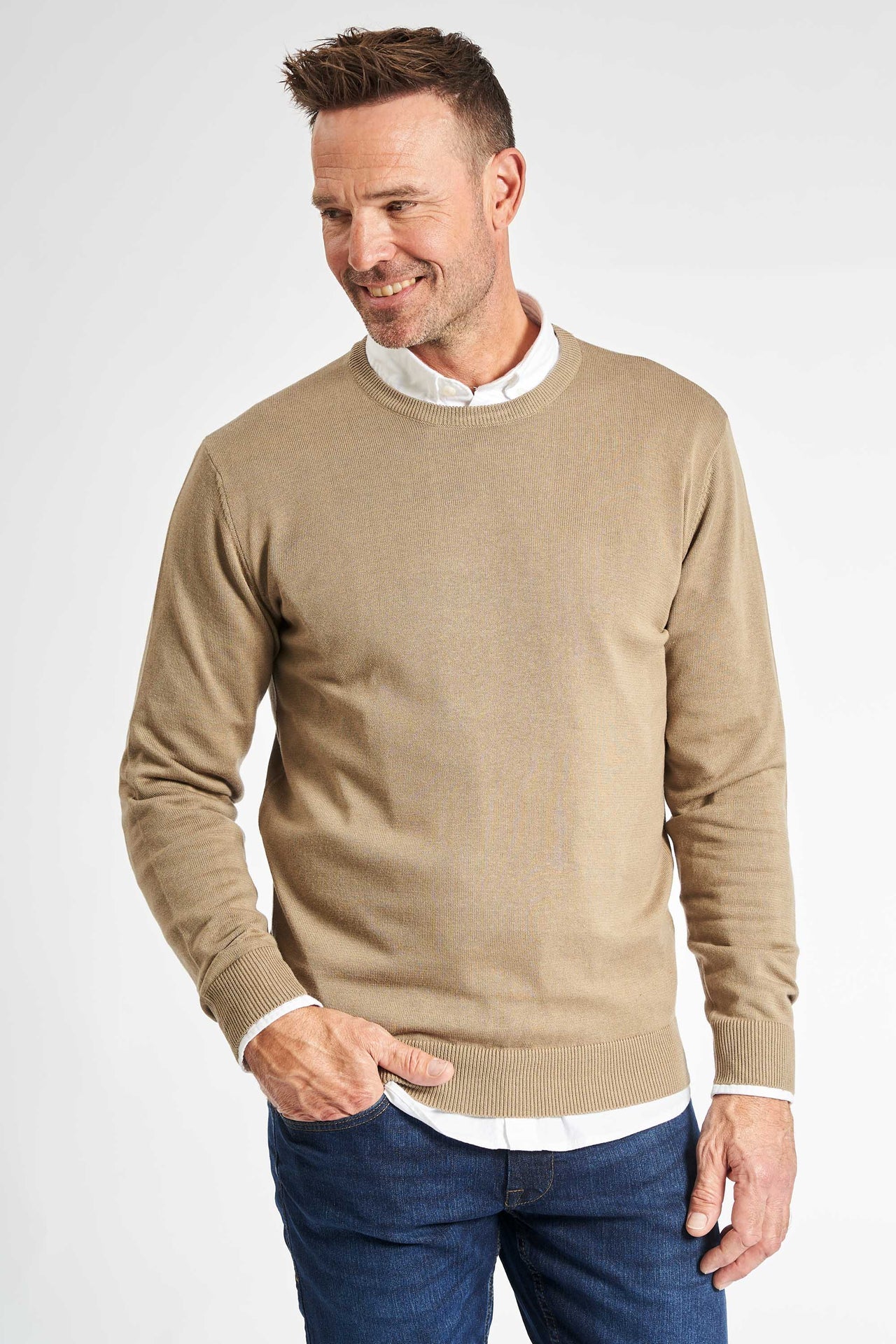 O'Neck Strik 'Haderslev' - Dark Sand