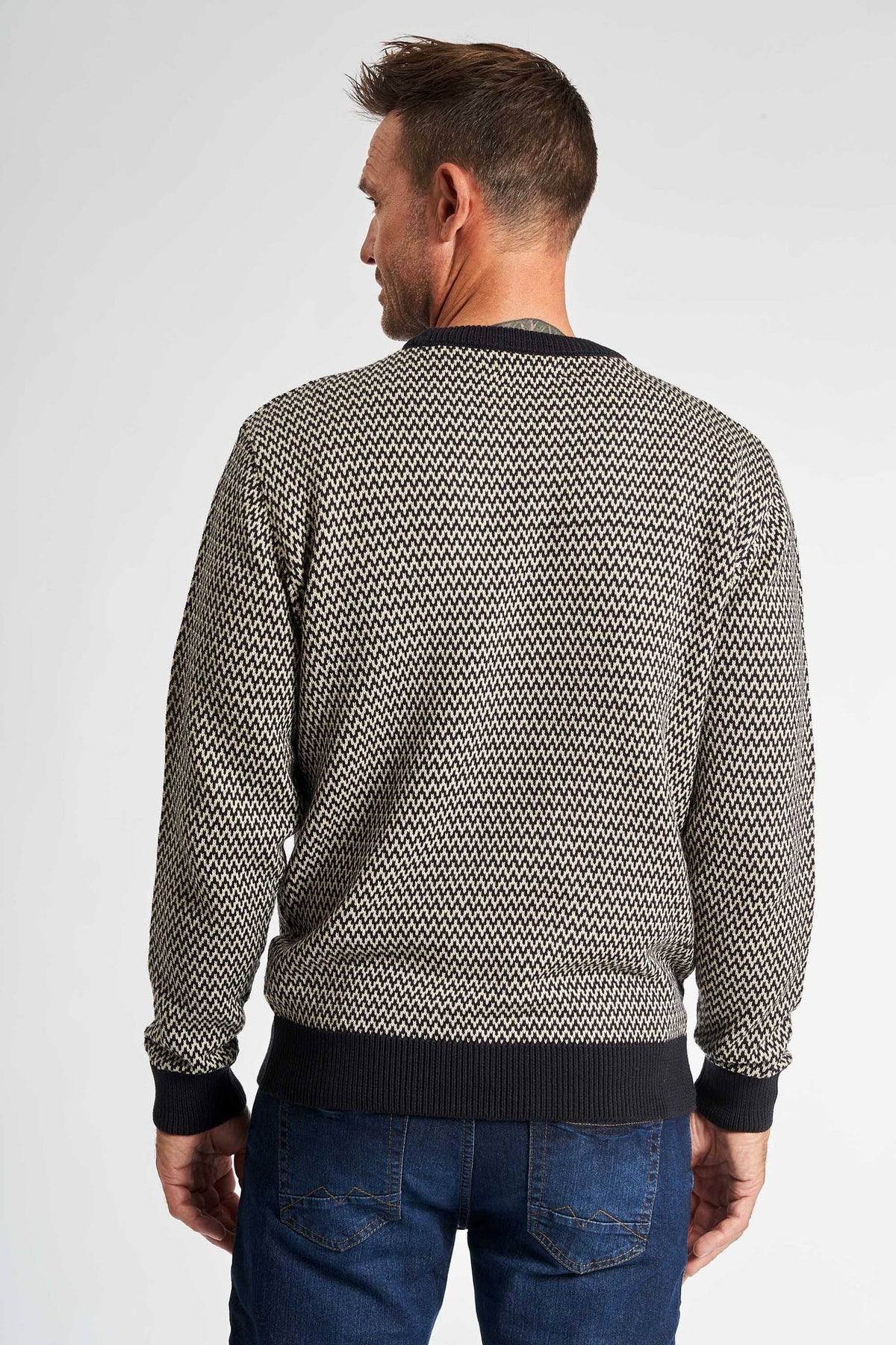 Striktrøje 'Karlslunde' - Dark Navy