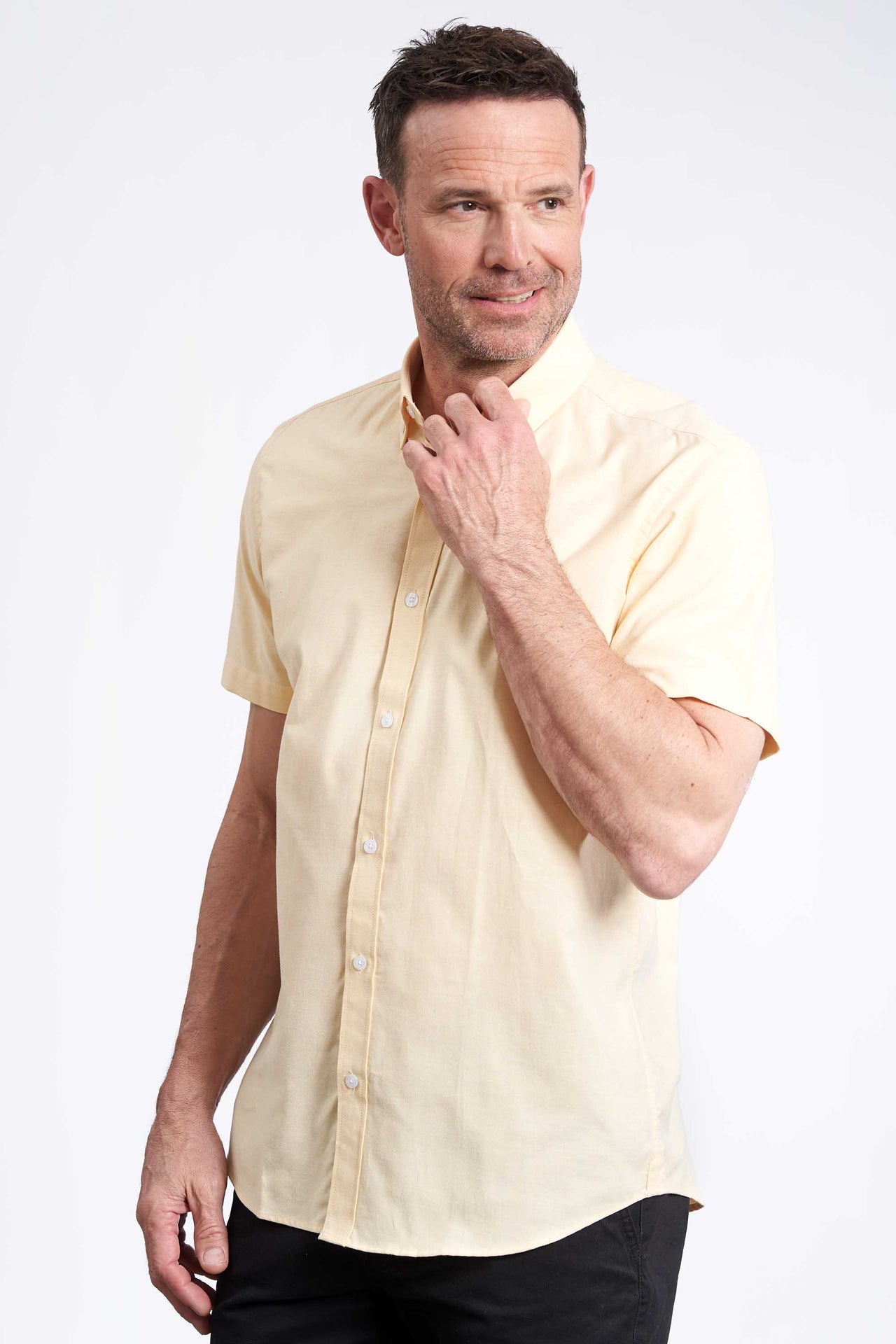 K/æ Oxford Skjorte 'Tinglev' - Golden Haze Stripe One