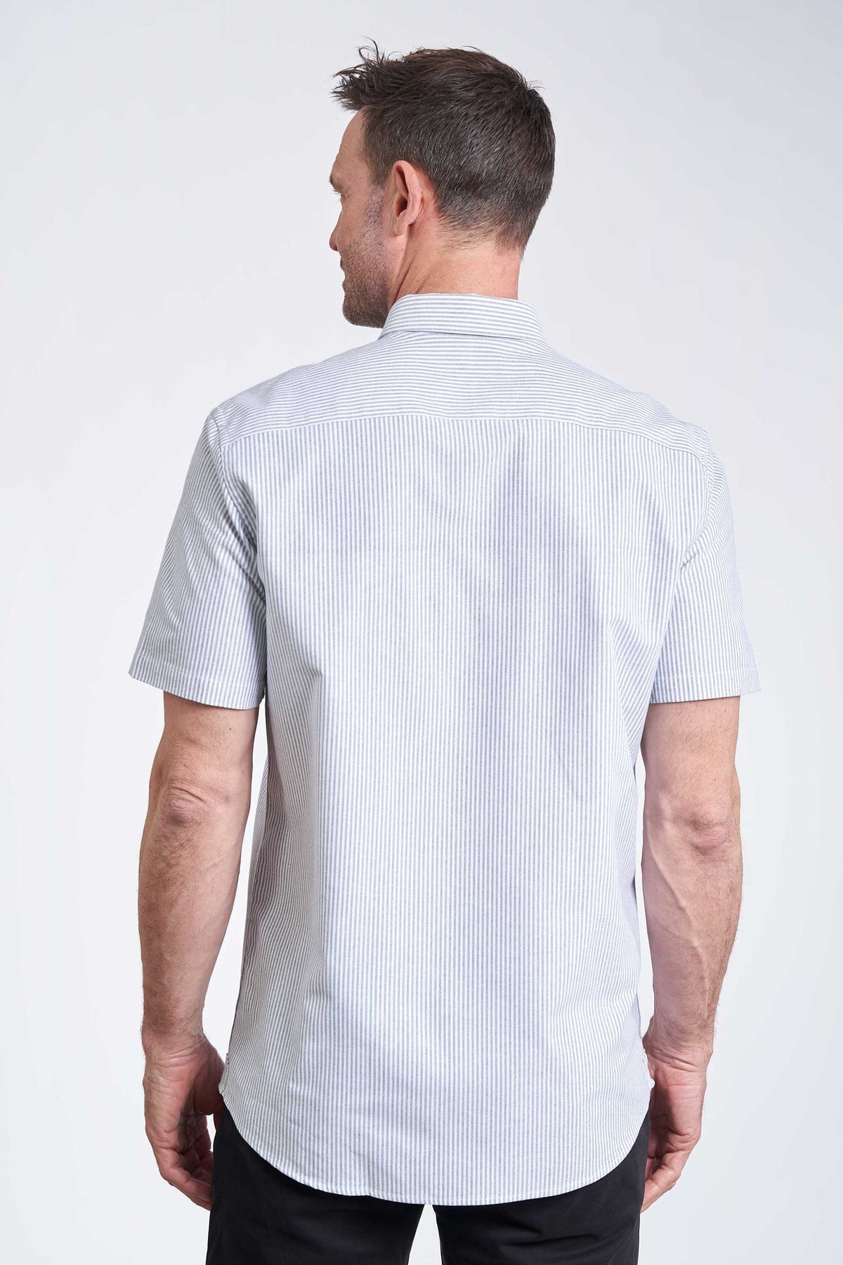 K/æ Oxford Skjorte 'Tinglev' - Insignia Blue Stripe
