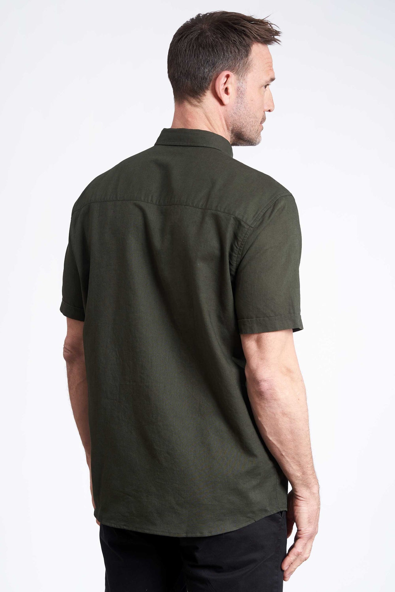 K/æ Hørmix Skjorte 'Valder' - Dark Green