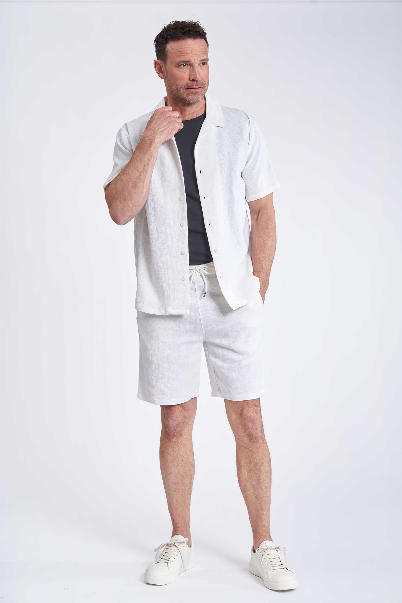 Shorts 'Helsinge' - Off White Mix