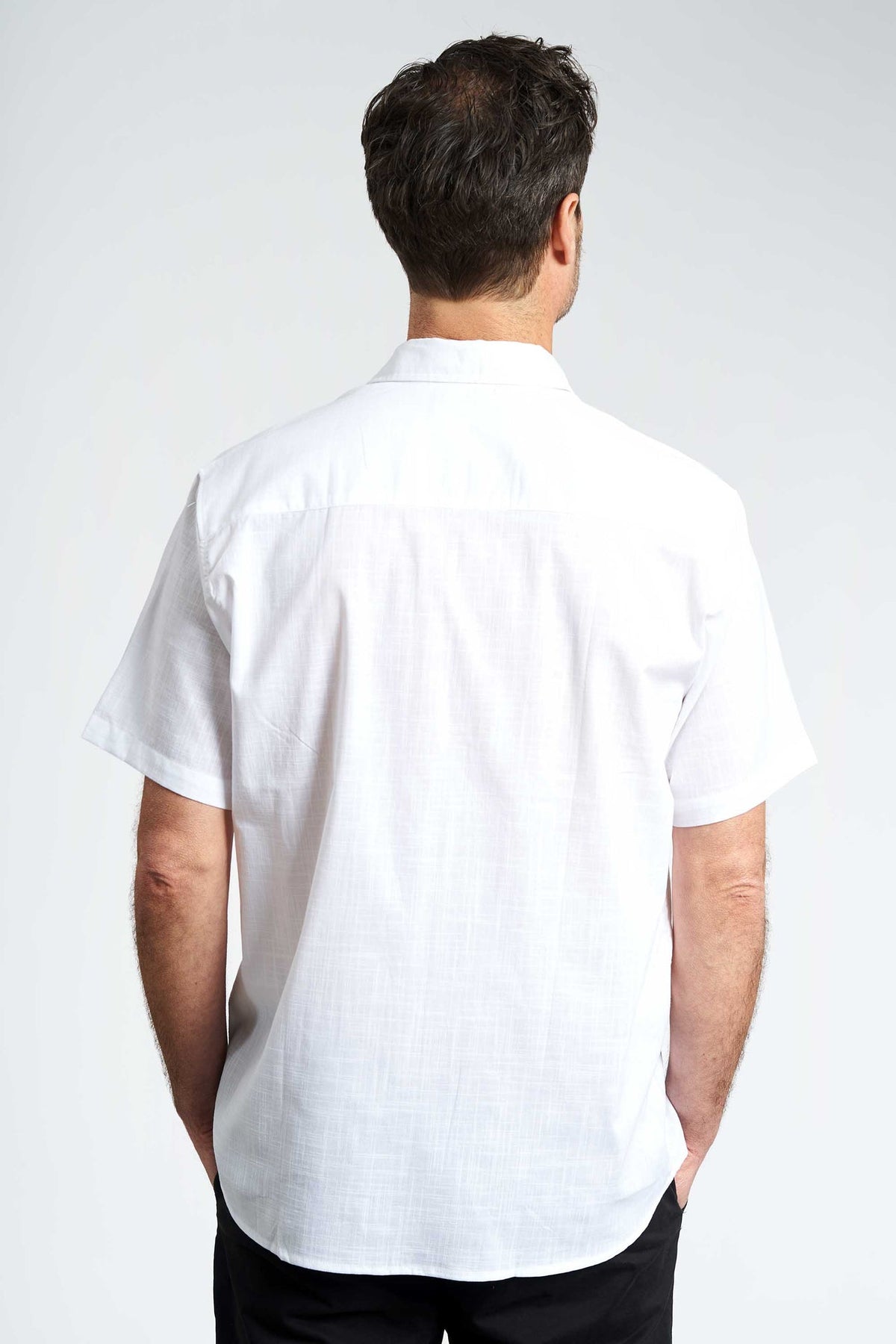 Kortærmede Skjorte 'Vamdrup' - Optical White