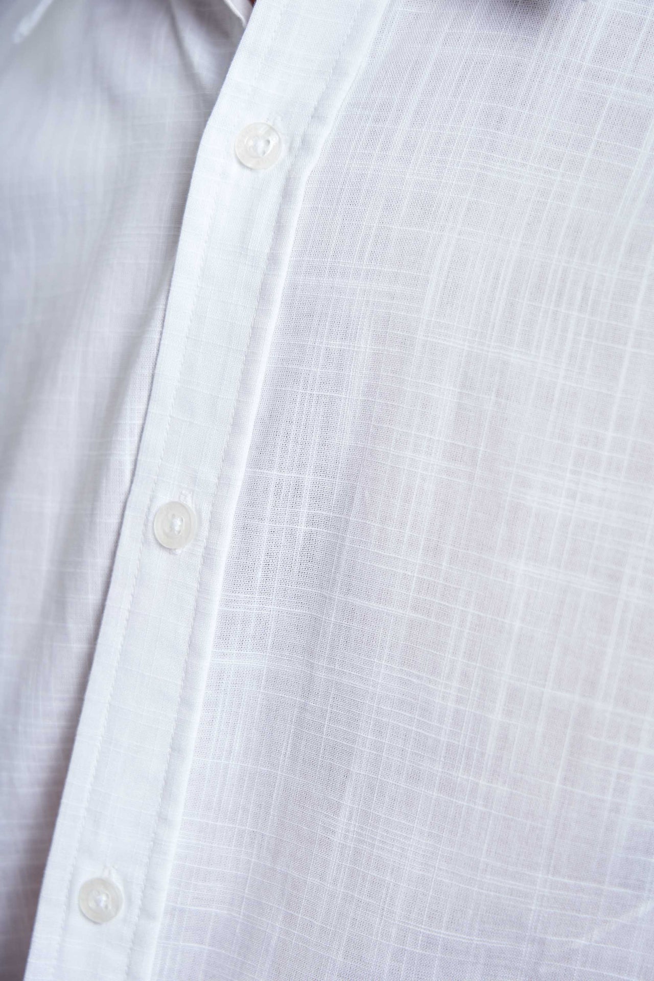 Kortærmede Skjorte 'Vamdrup' - Optical White