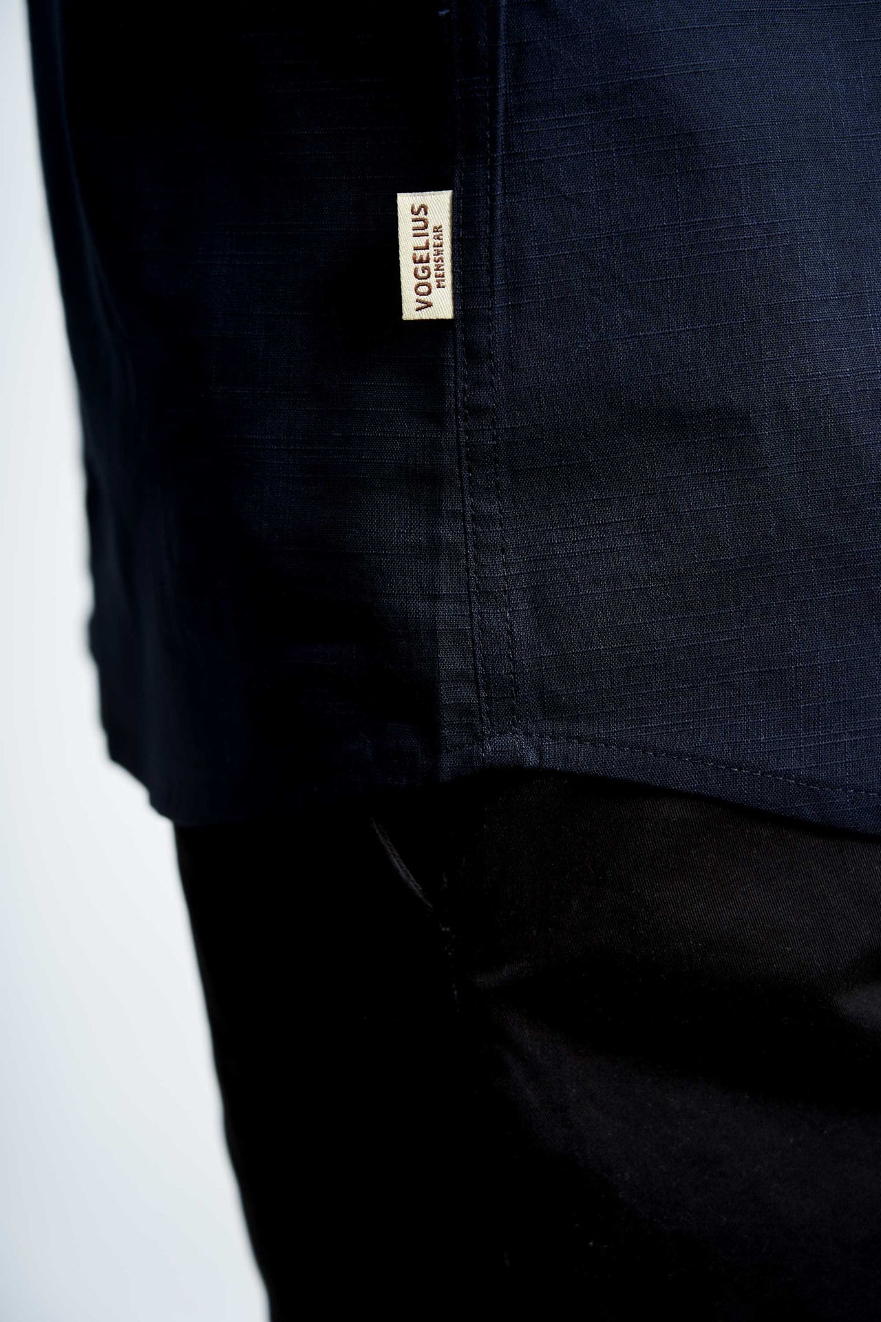 Kortærmede Skjorte 'Vamdrup' - Dark Navy