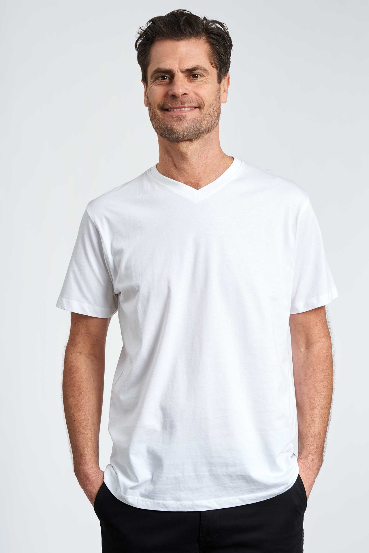 T-shirt 'Dollerup' - Optical White One