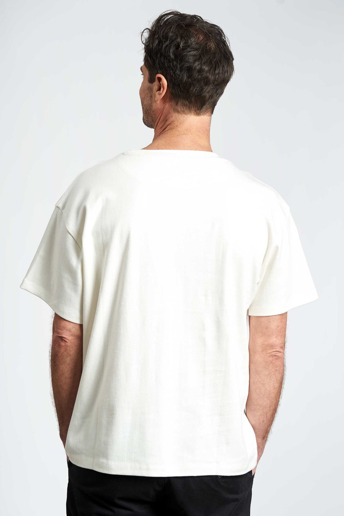 Box Fit T-Shirt 'Hvide Sande' - Unbleached