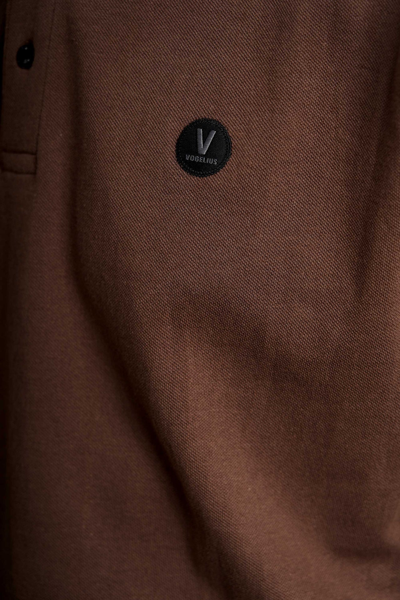 Polo 'Bording' - Dark Latte