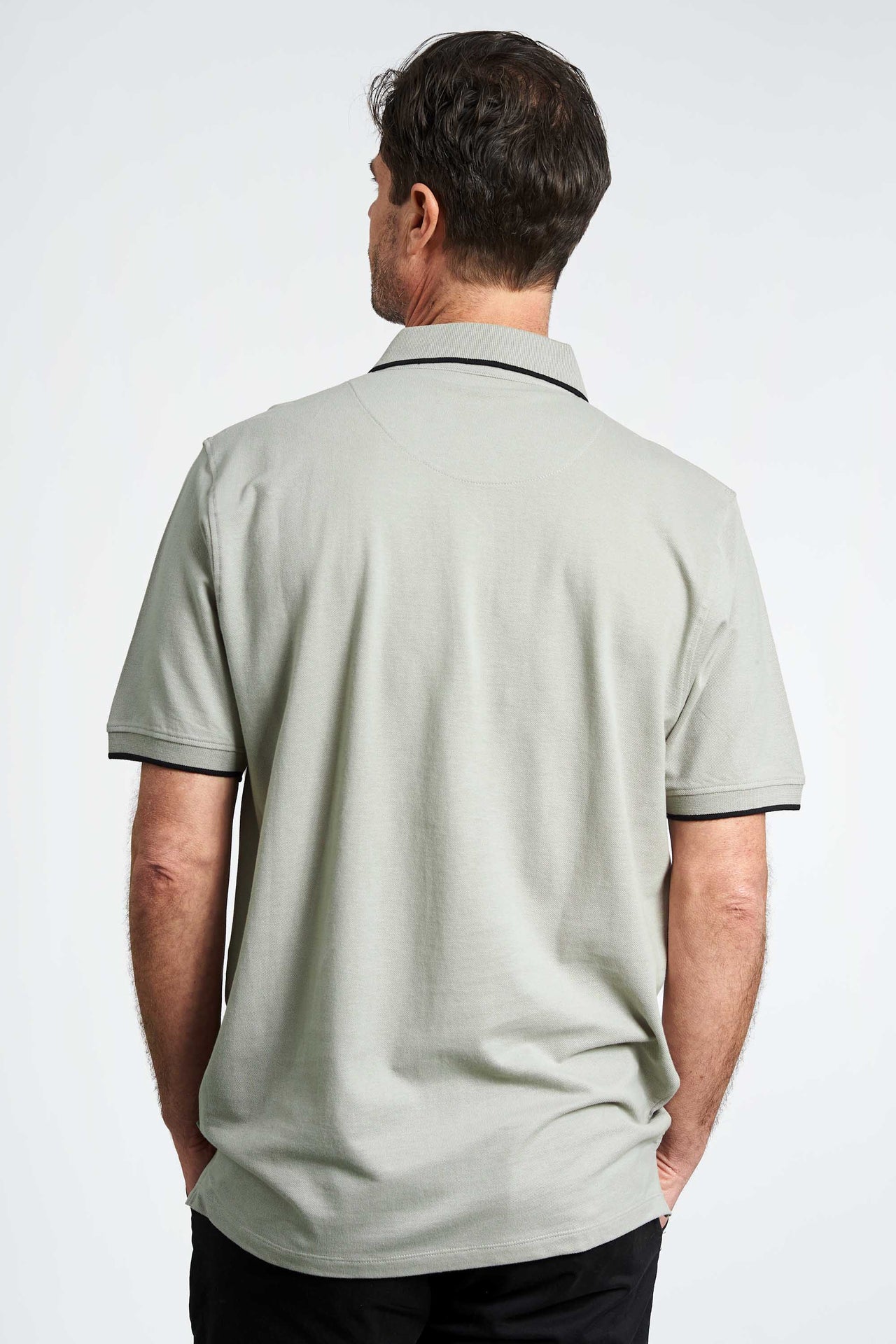 Polo 'Bording' - Mirage Gray