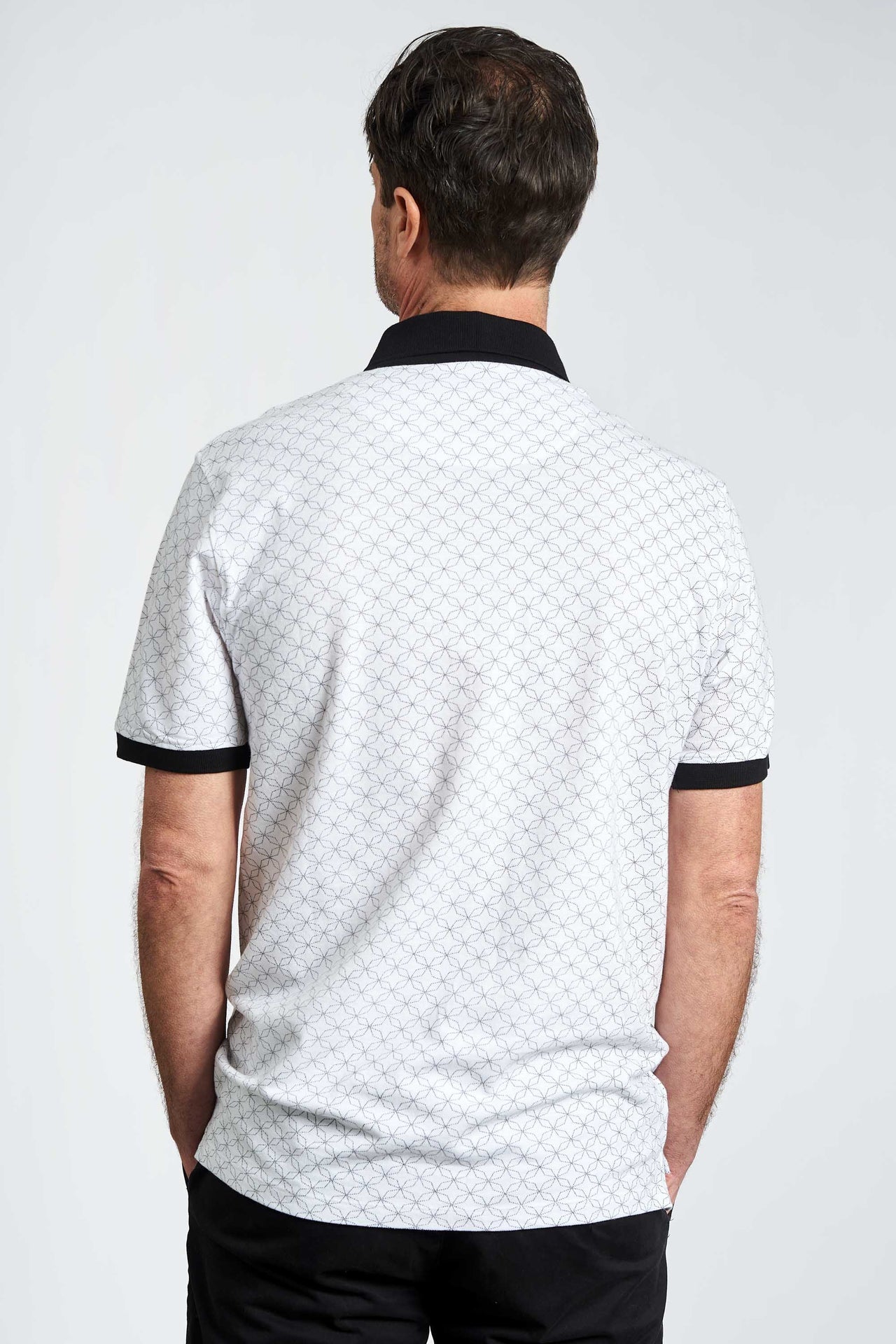 Polo 'Bording' - AOP 2-1