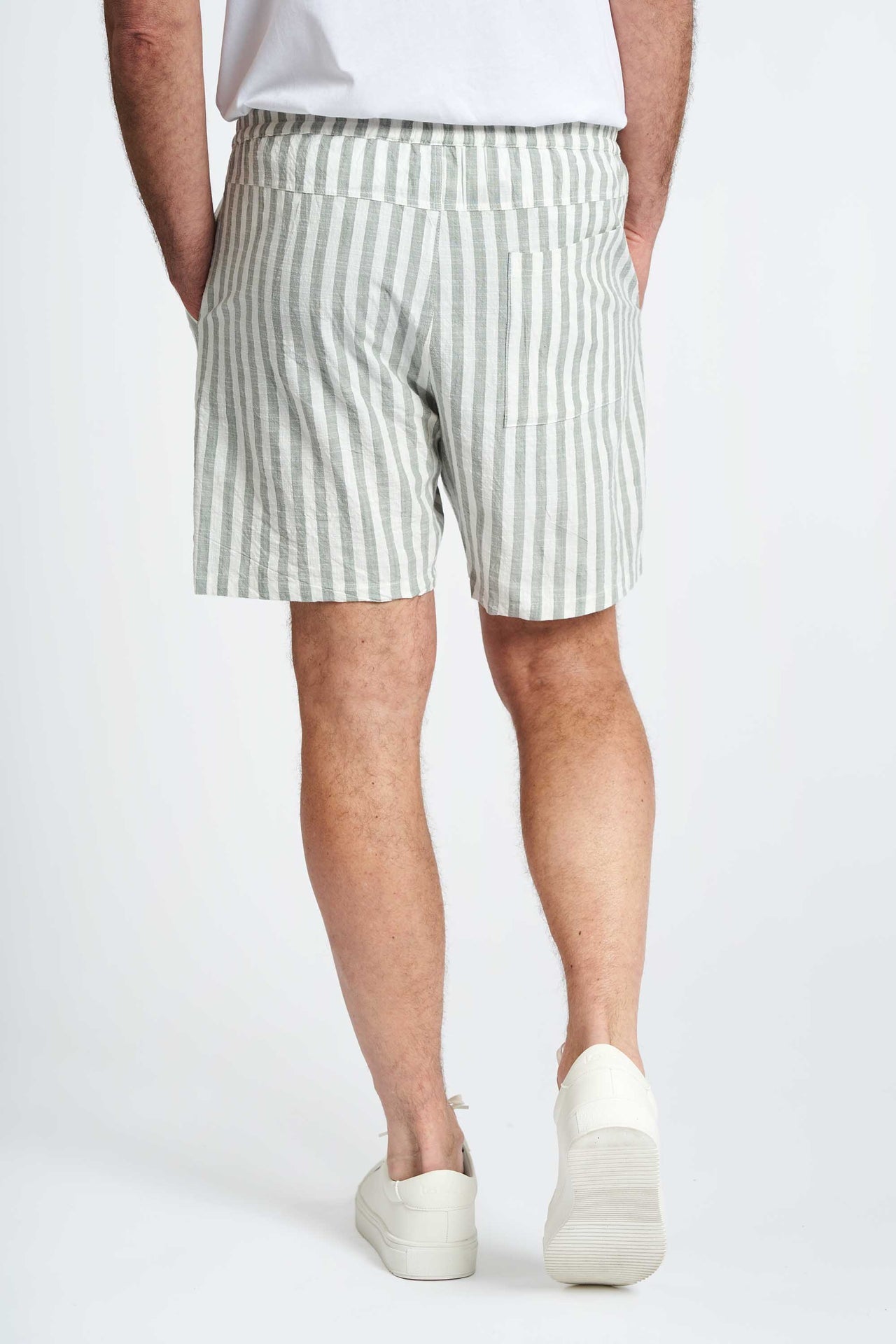 Shorts 'Vorbasse' - Seagrass Striped