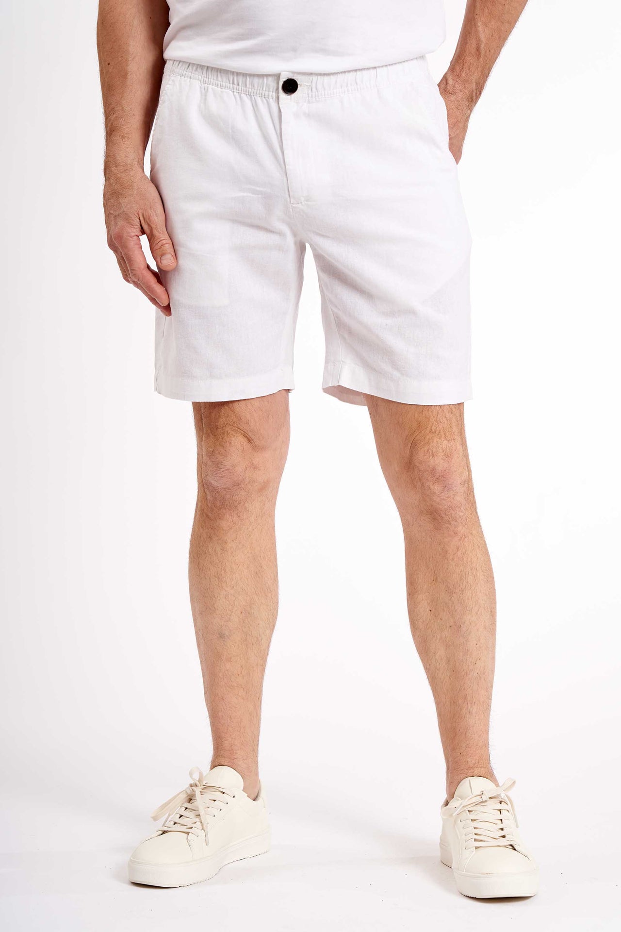 Shorts Hørmix 'Sigurd' - White