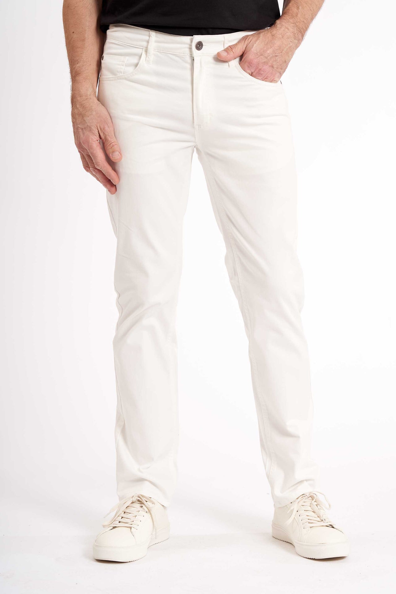 Stretch Jeans 'Hundested' - White Denim