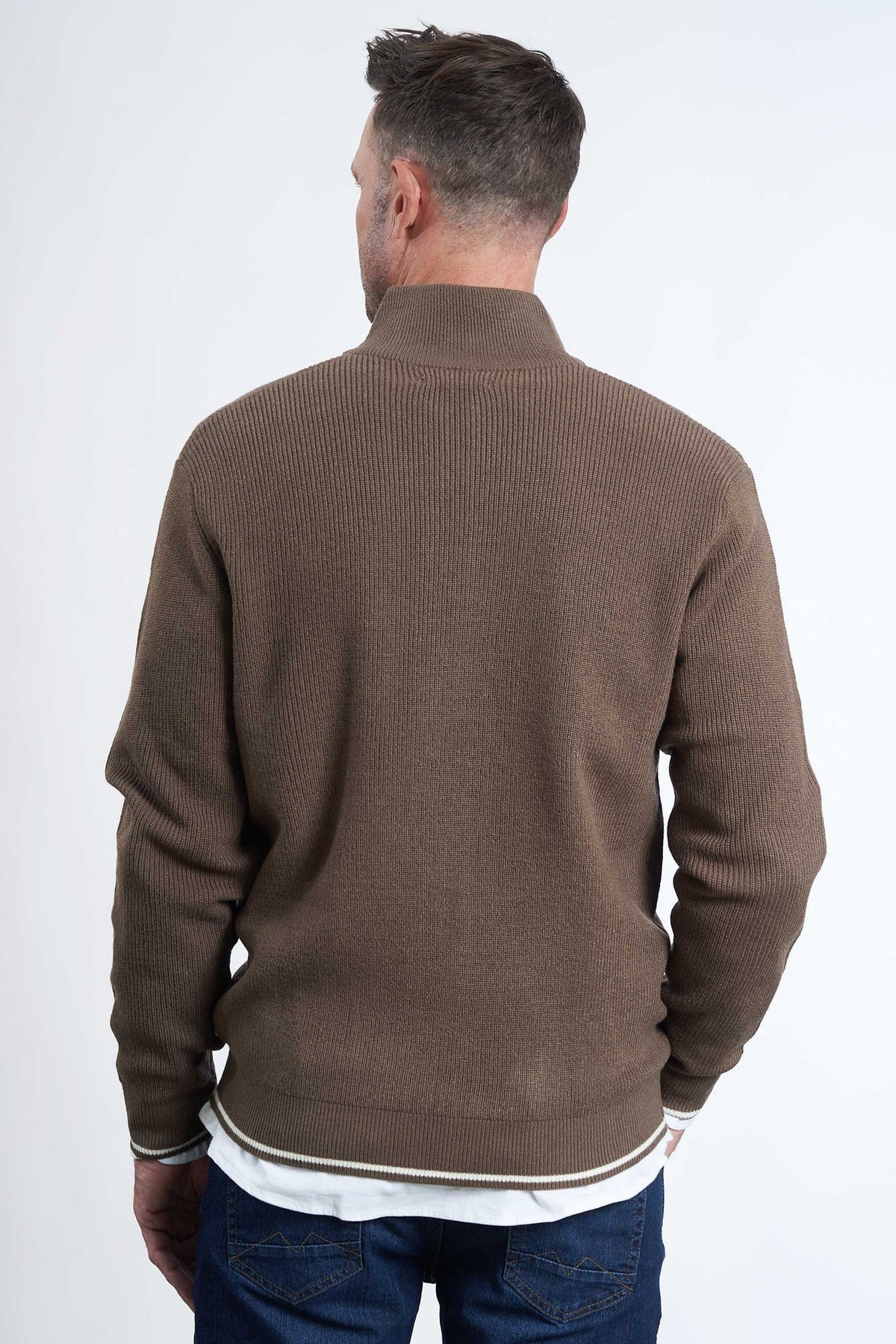 Strik Cardigan 'Hellum' - Walnut