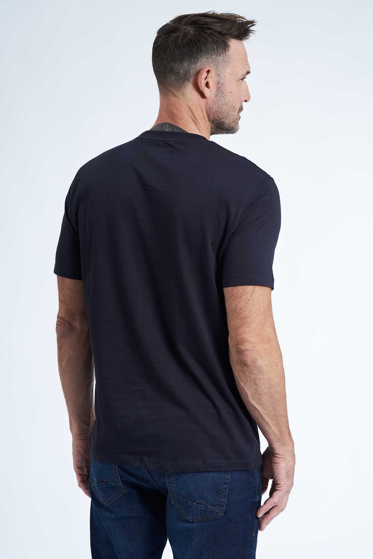 Basic T-shirt 'Fr. Havn' - Dark Navy