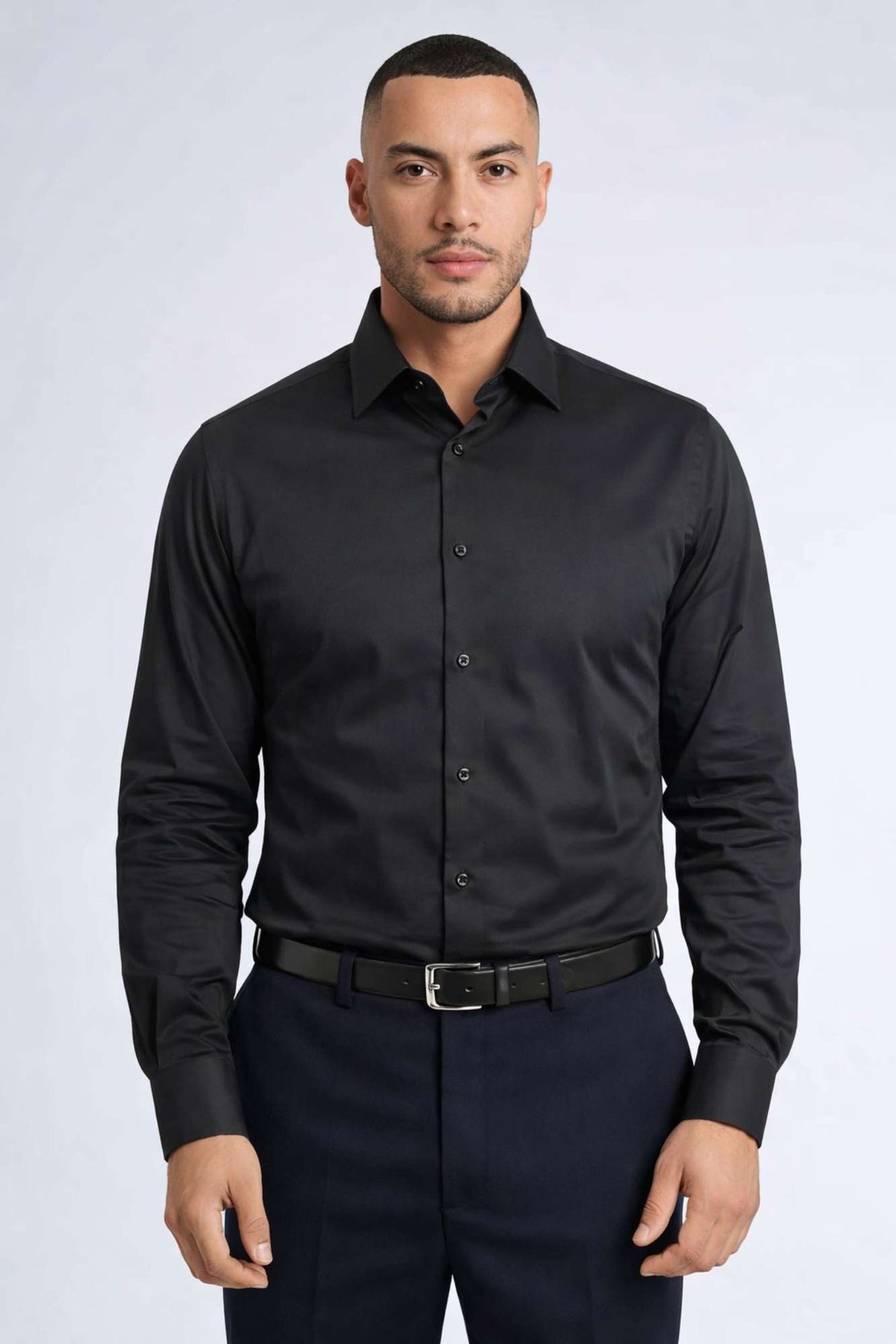 Skjorte 'Farstrup' - Black