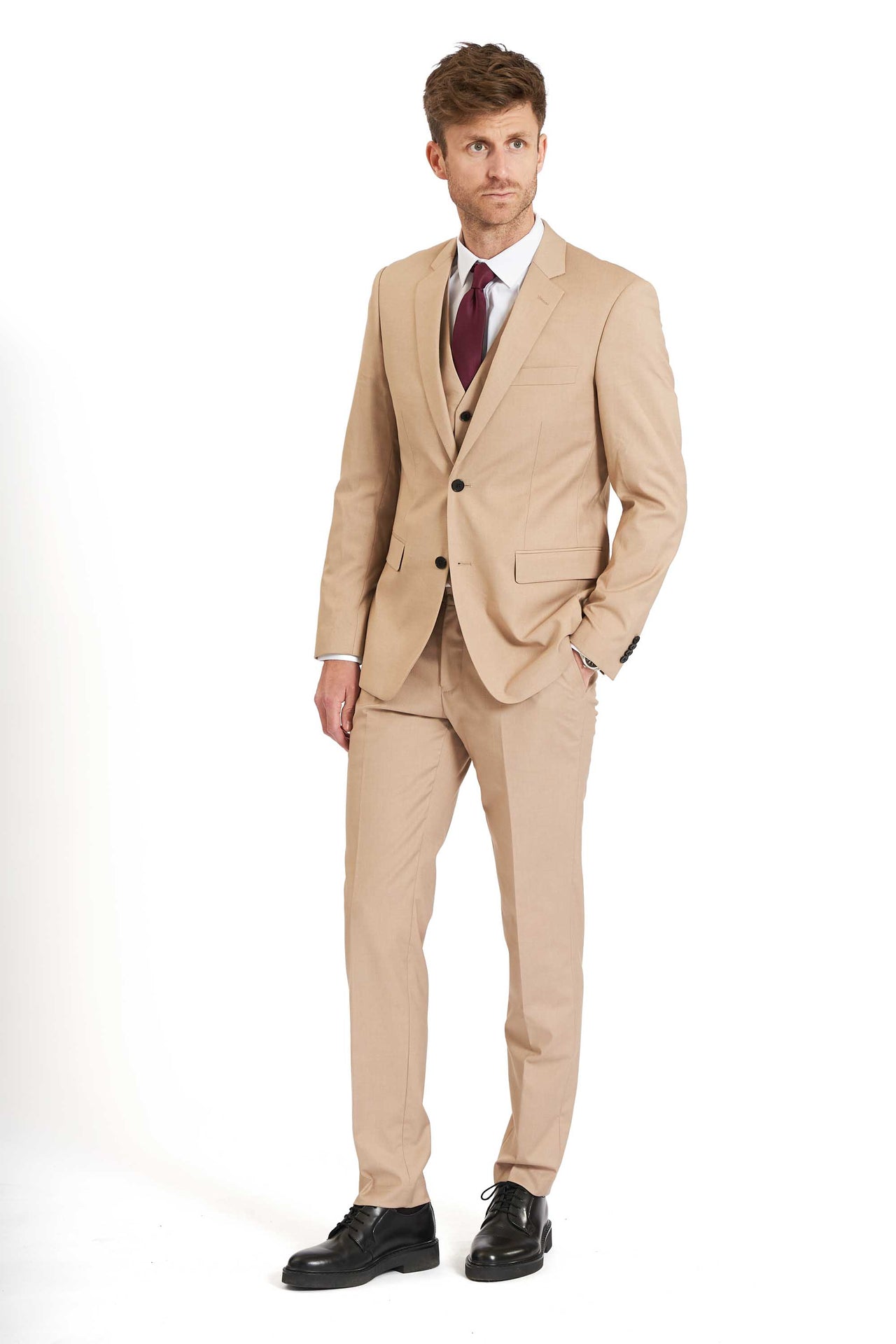 Falbe Jakkesæt - Desert Sand