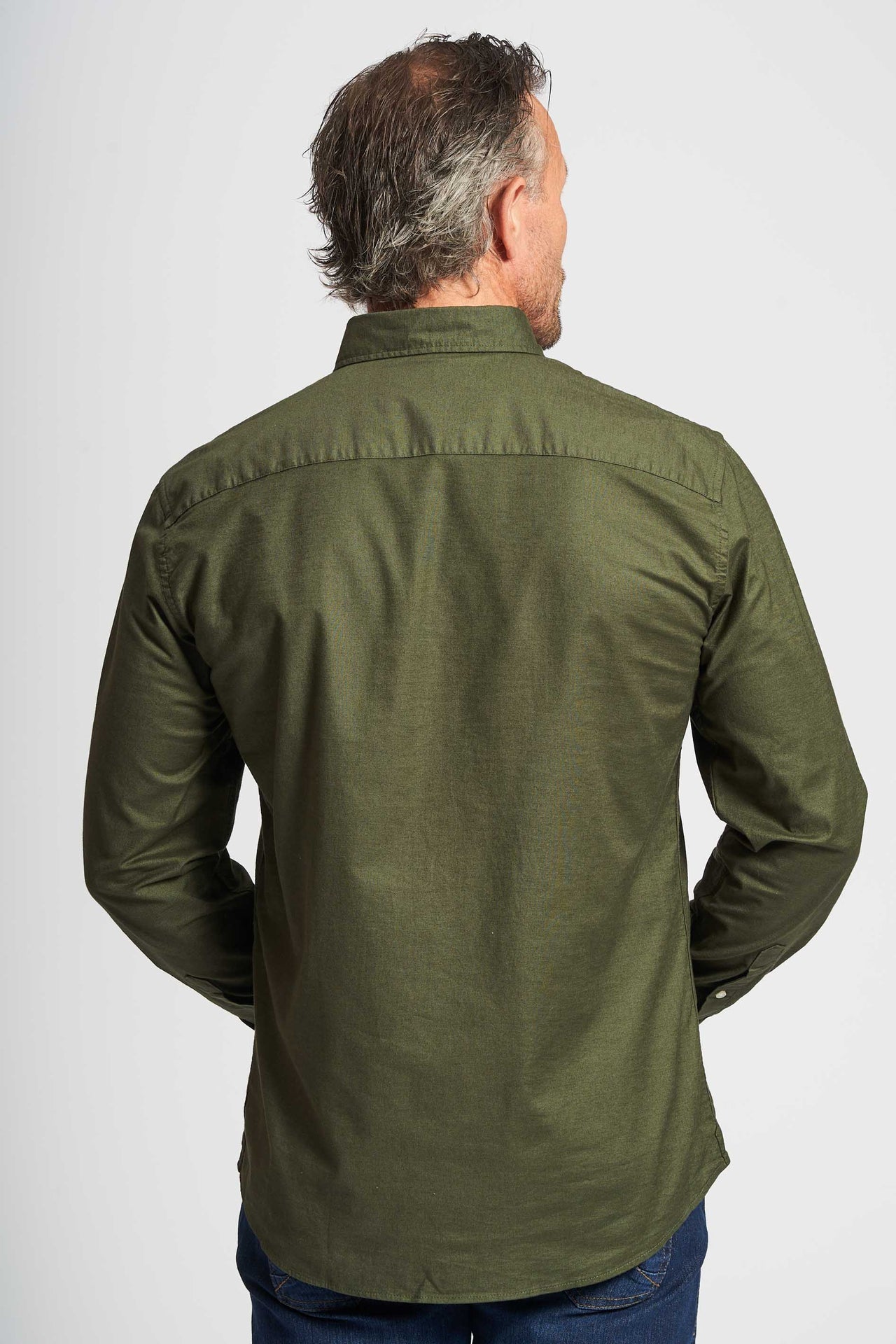Oxford Skjorte 'Aabjørn' - Dark Olive