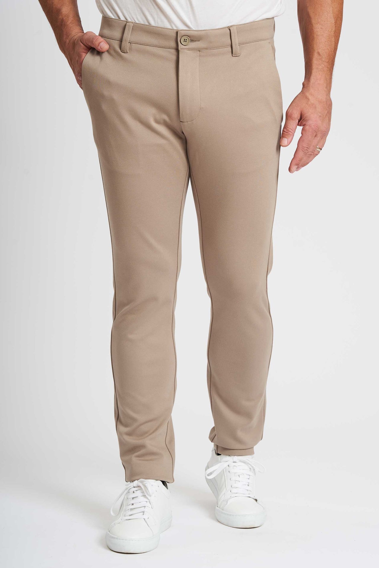 Performance Pants 'Rødekro' - Greige