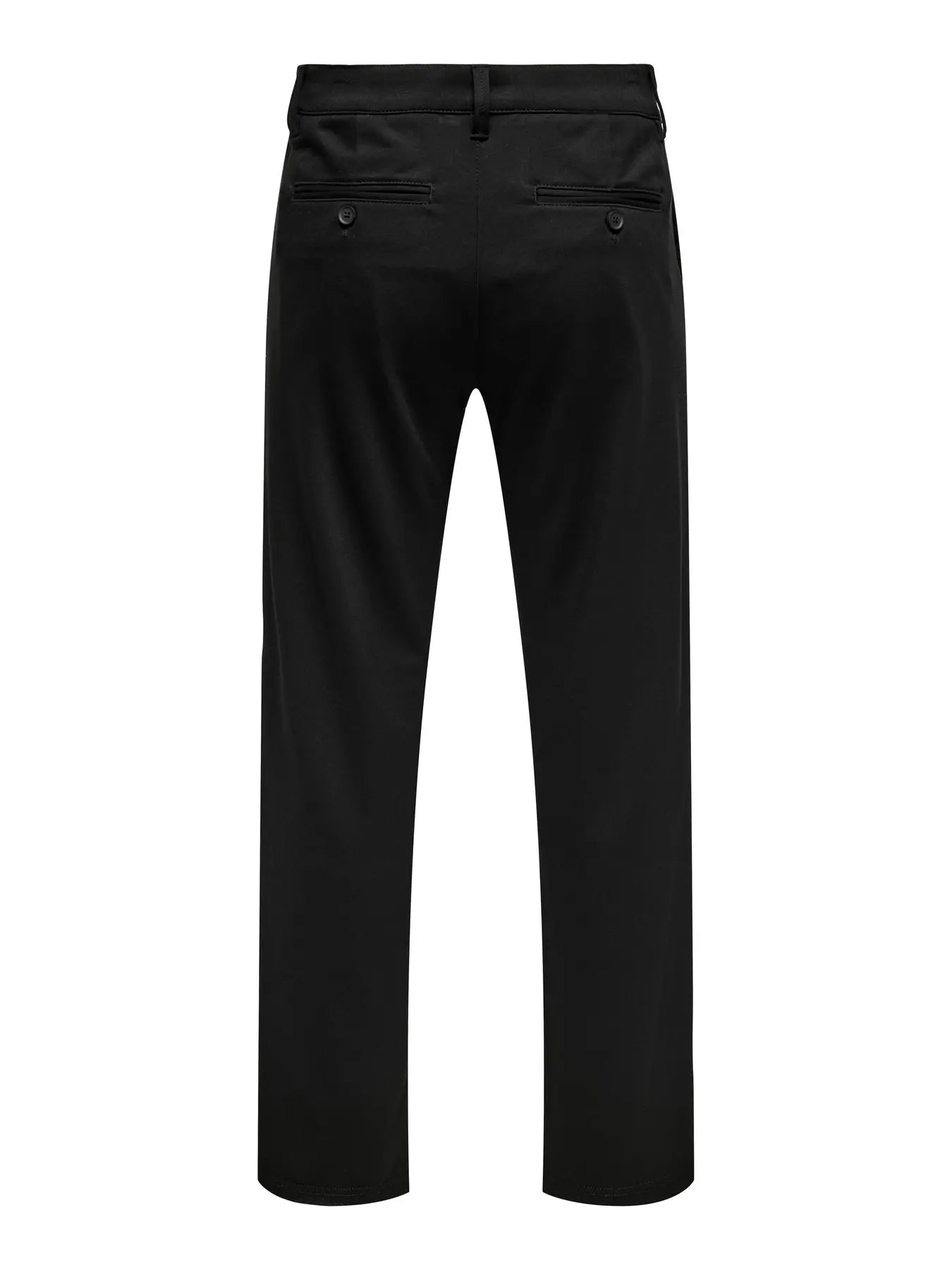 'Onsmark' Regular fit Chinobukser - Black