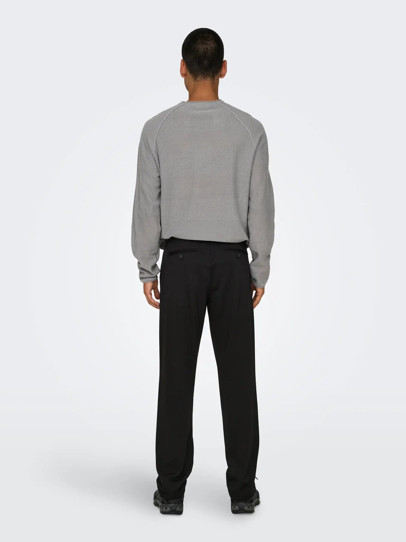 'Onsmark' Regular fit Chinobukser - Black