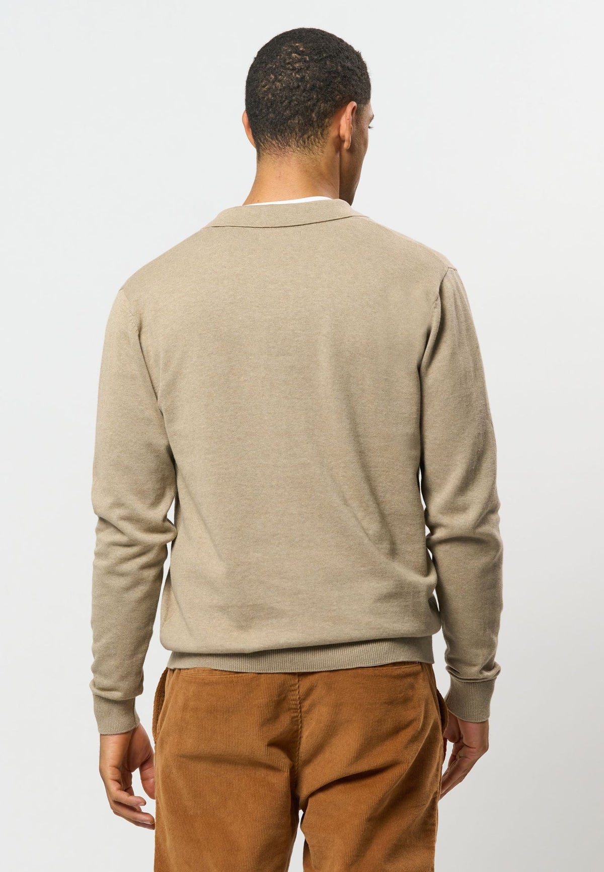 Polo Knit 'Sanka' - Crockery Melange
